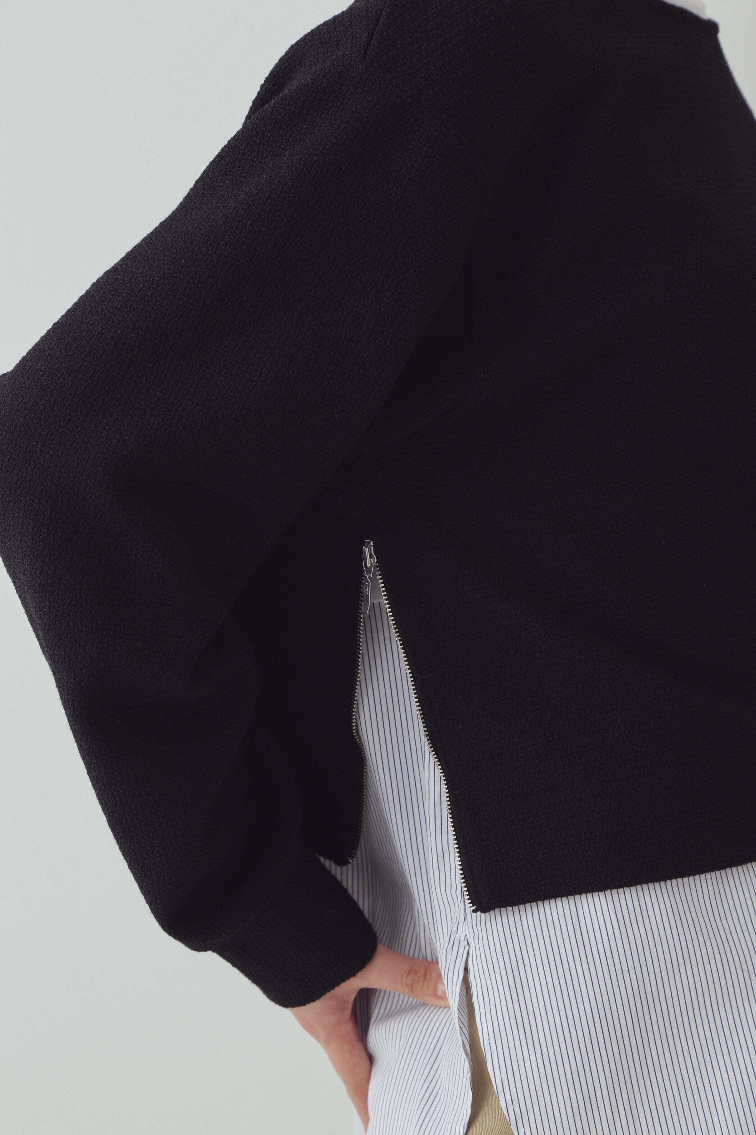  「◆サイドジップレイヤードプルオーバー」|Tシャツ・カットソー|