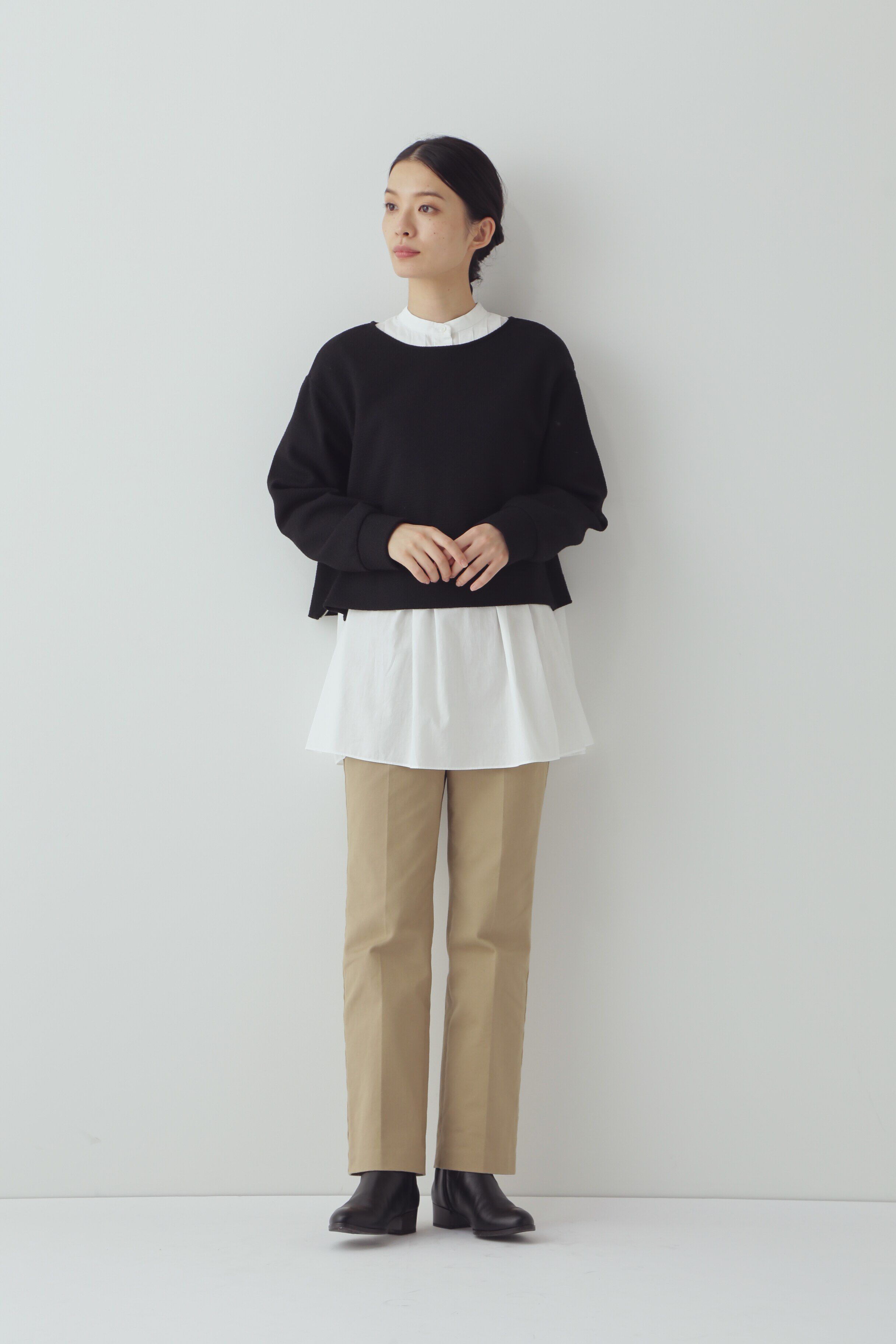  「◆サイドジップレイヤードプルオーバー」|Tシャツ・カットソー|