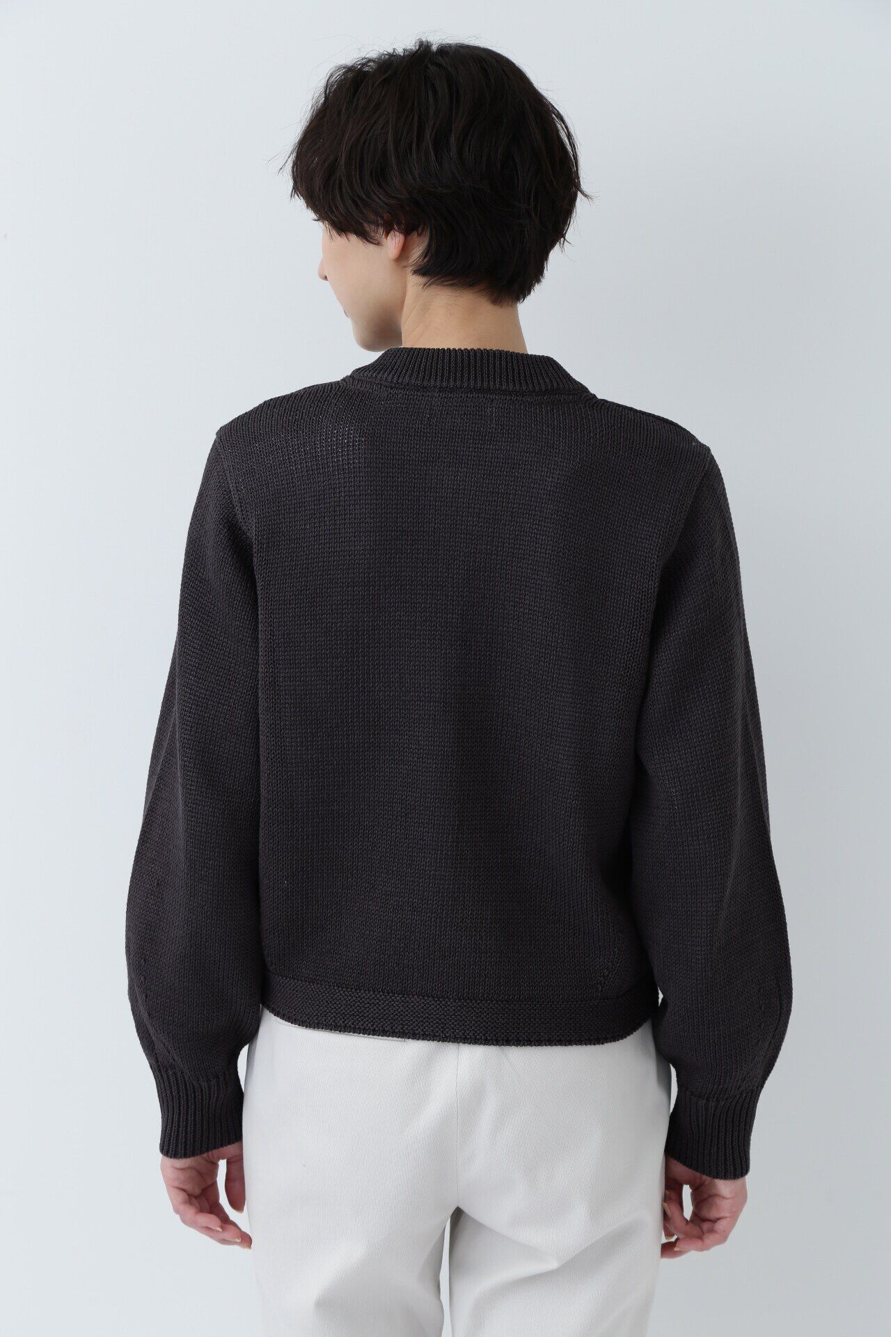  「◆ギマコットンジップアップカーディガン」|ニット・セーター|