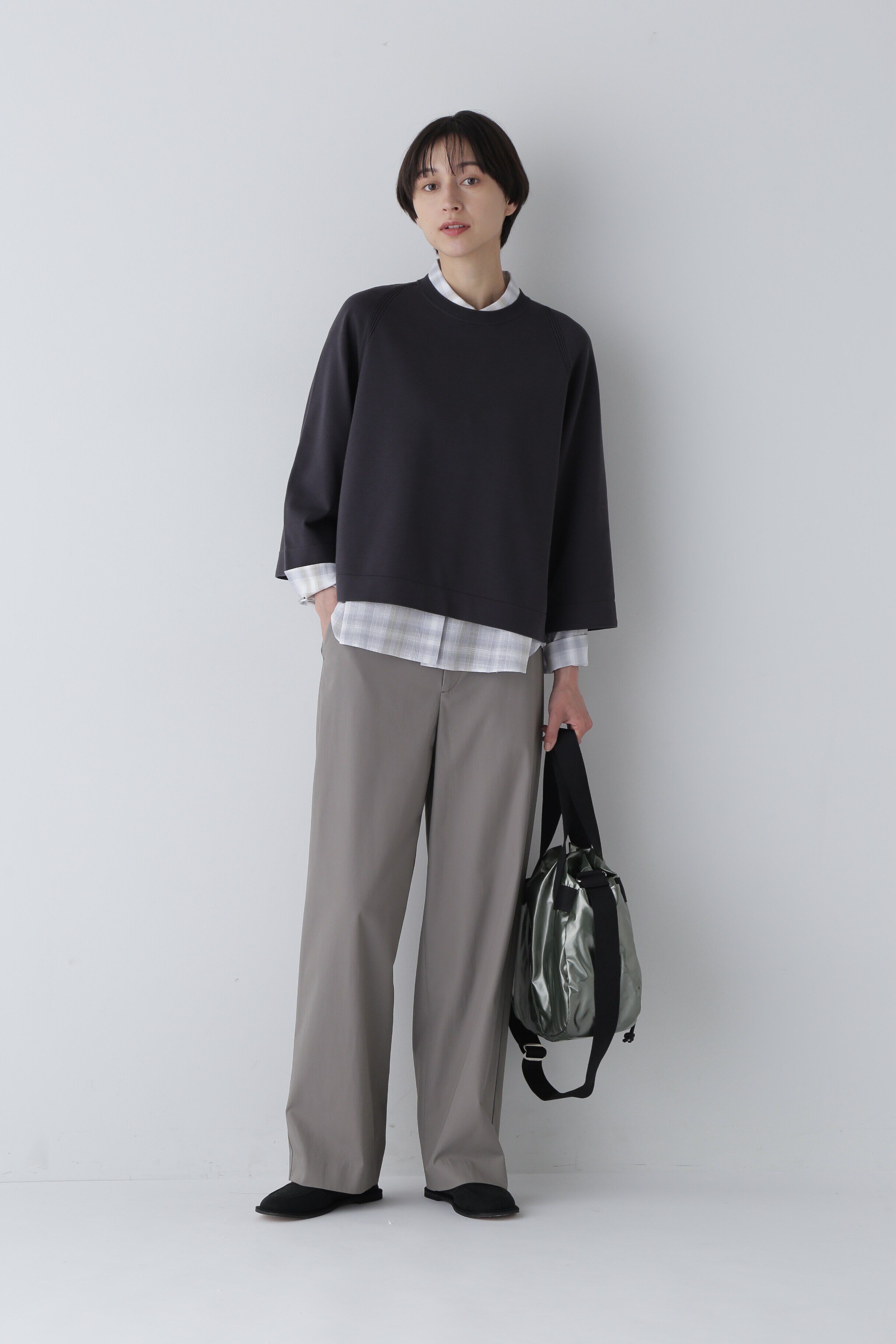  「◆コットンツイルセミワイドパンツ」|その他|