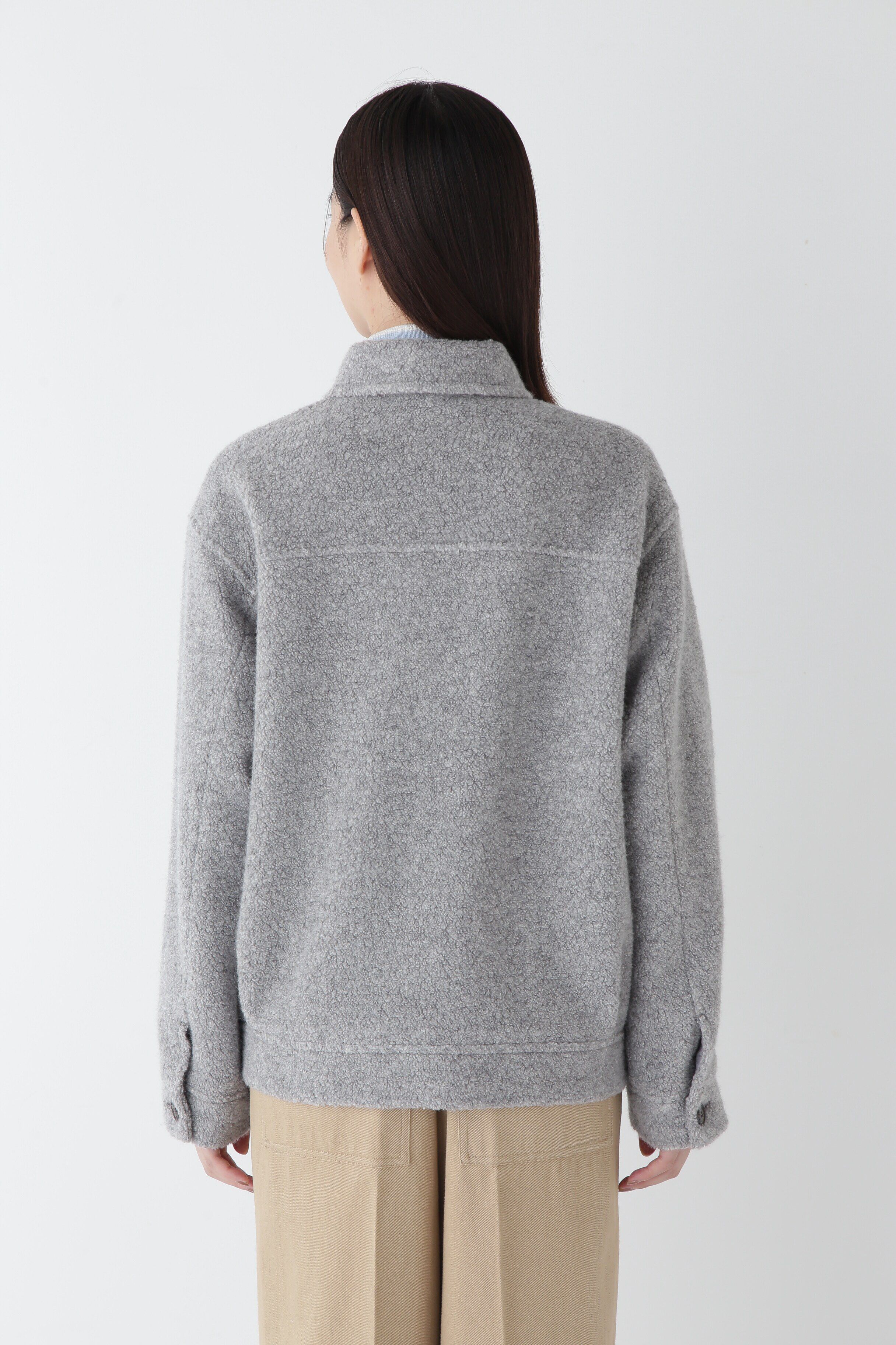  「◆リサイクルウールパイルＧジャン」|ブルゾン・スタジャン|