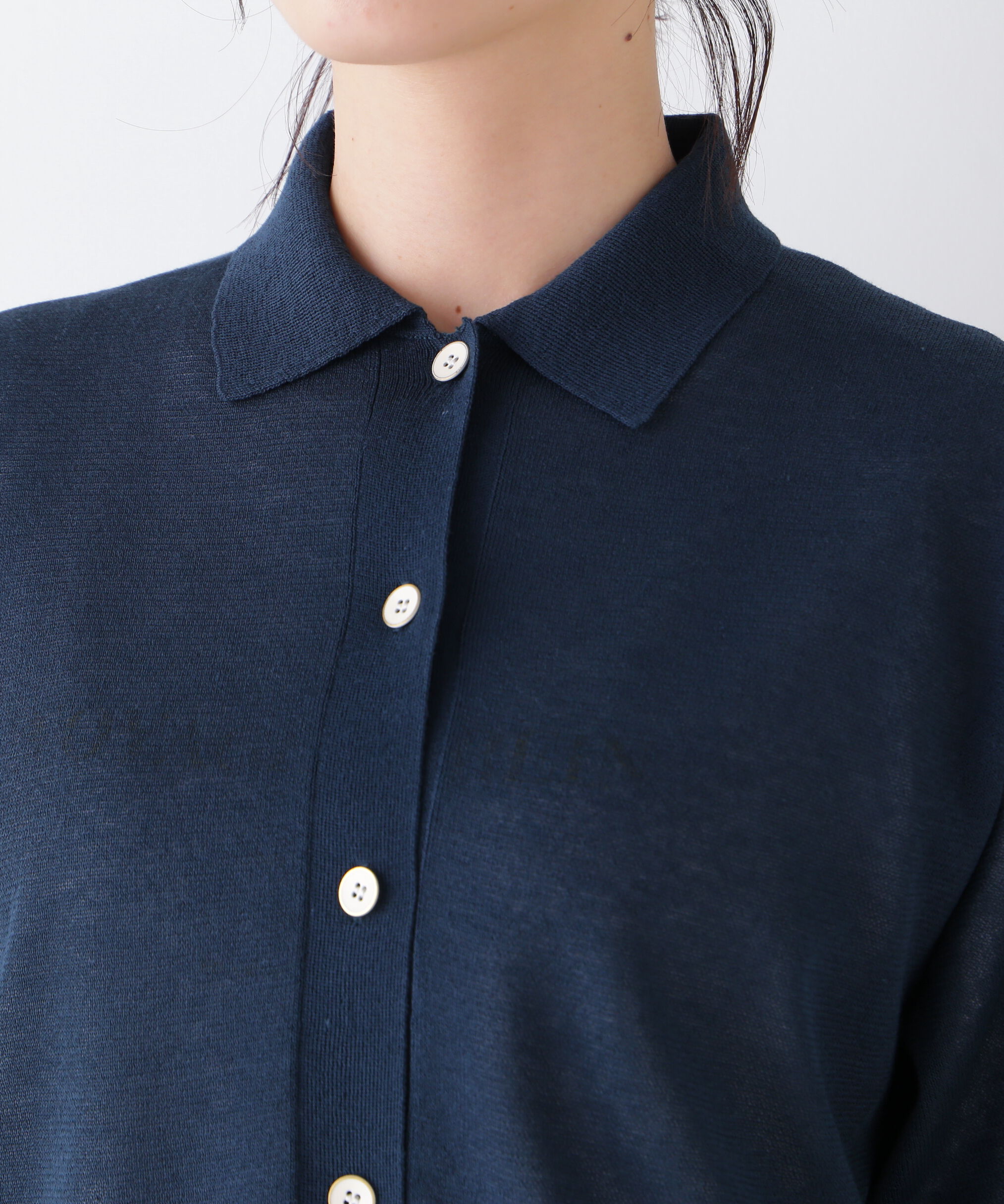  「◆シアーハイゲージ半袖カーディガン」|ニット・セーター|