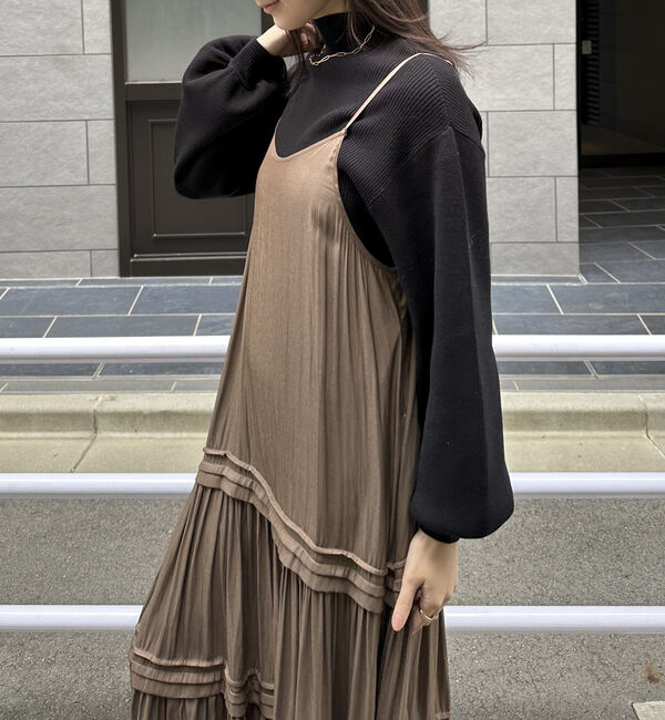 Doux archives「ピンタックティアードキャミワンピース」|ワンピース|