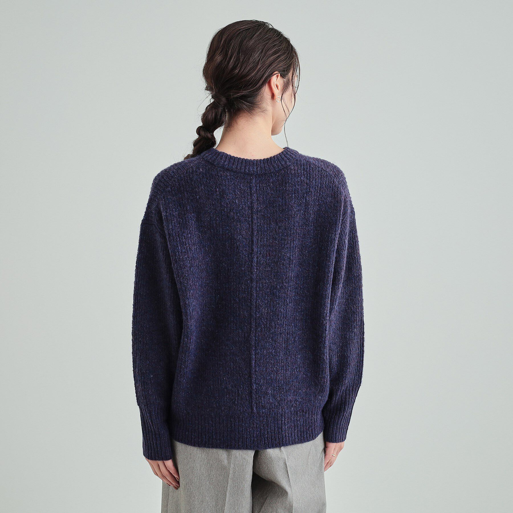 SHOO･LA･RUE「【高レビュー】大人フェミニン ふわふわ畦編み ゆるニット」|ニット・セーター|