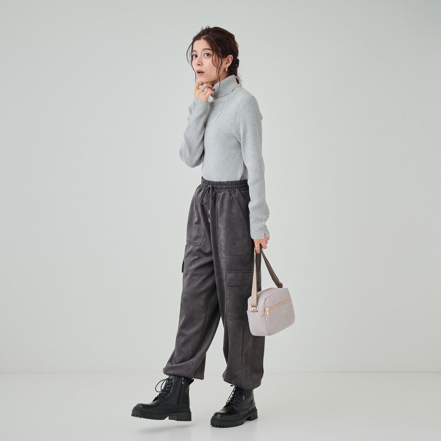 SHOO･LA･RUE「【Lee別注】フロントファスナーポケットショルダーバッグ」|ショルダー・メッセンジャー|