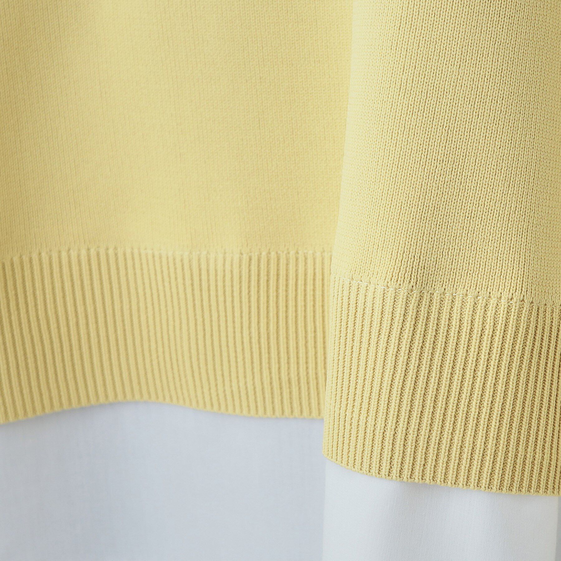 SHOO･LA･RUE「【洗える】一枚で簡単こなれ見え スポンディッシュ 裾レイヤード風ニット」|ニット・セーター|