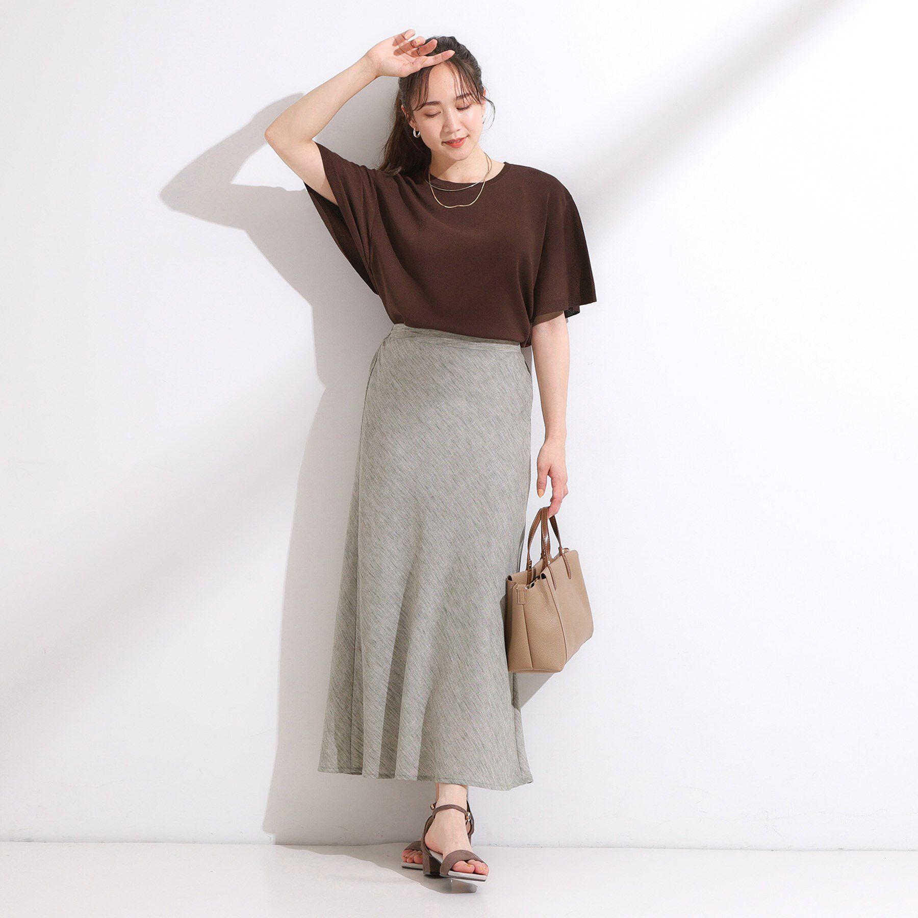 SHOO･LA･RUE「【S-LL】女性らしさ溢れる フレアスリーブニット」|ニット・セーター|