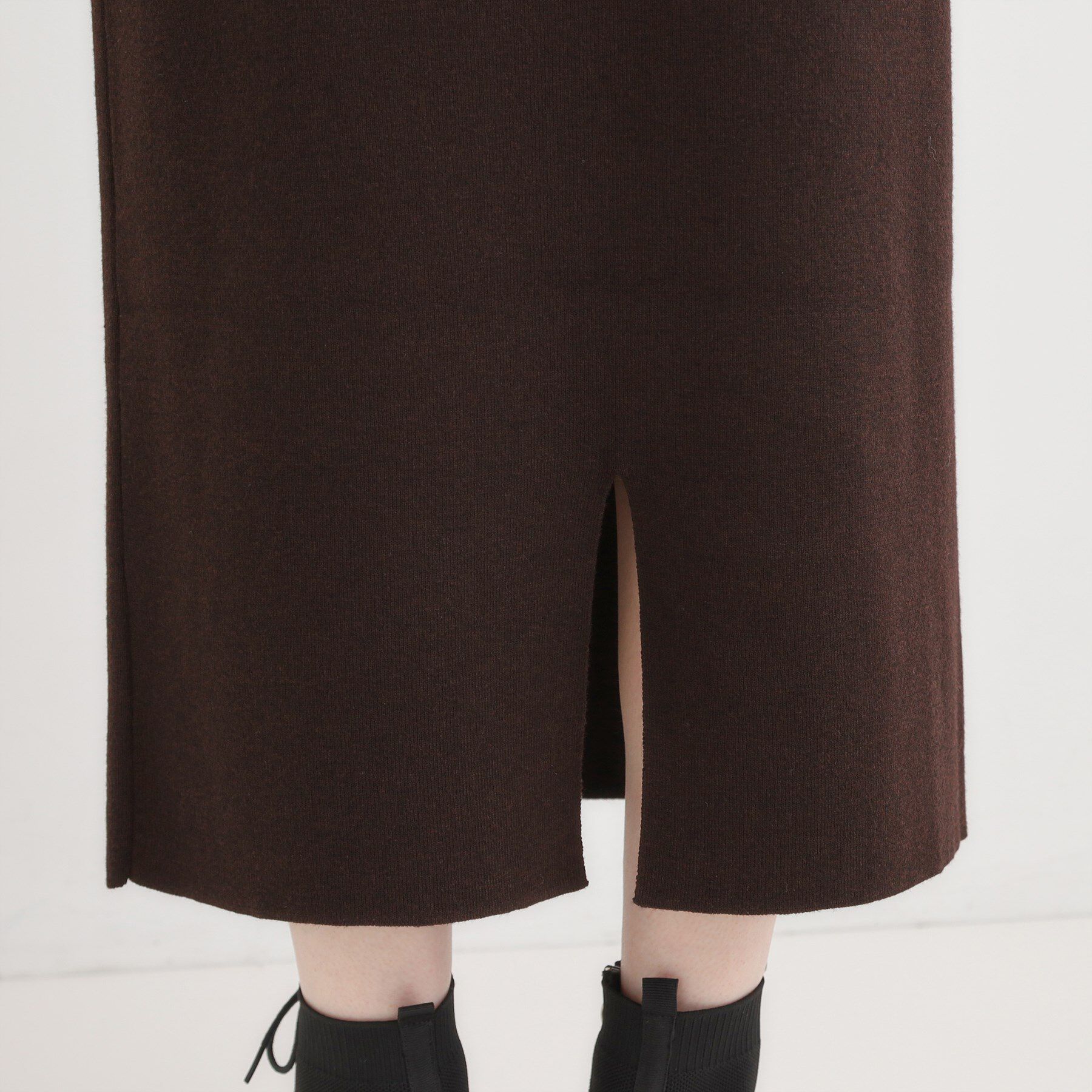 SHOO･LA･RUE「【毛玉レス/洗える】すっきり見えが叶う ナロースカート」|スカート|