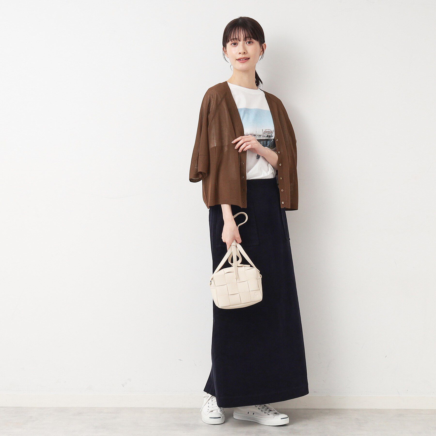 Dessin「【洗える】ランタンスリーブカーディガン」|カーディガン|