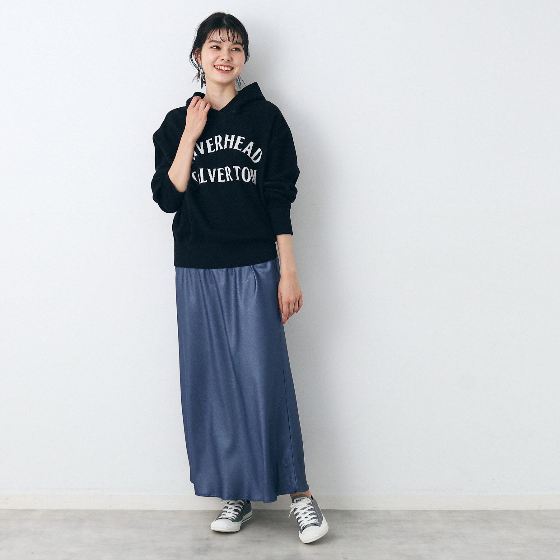 Dessin「【洗える】ナローサテンロングスカート」|スカート|