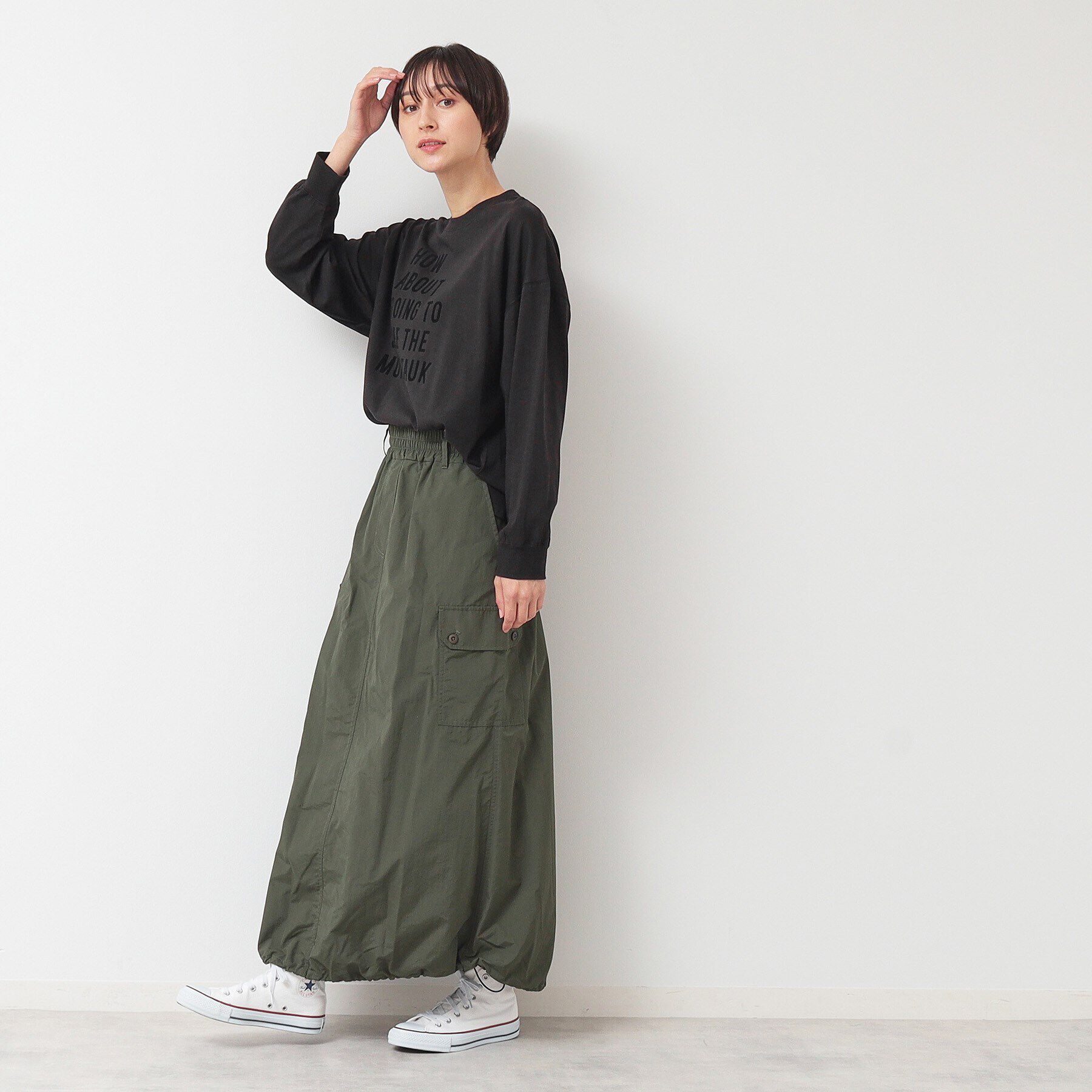 Dessin「【洗える】ロゴロングスリーブTシャツ」|Tシャツ・カットソー|