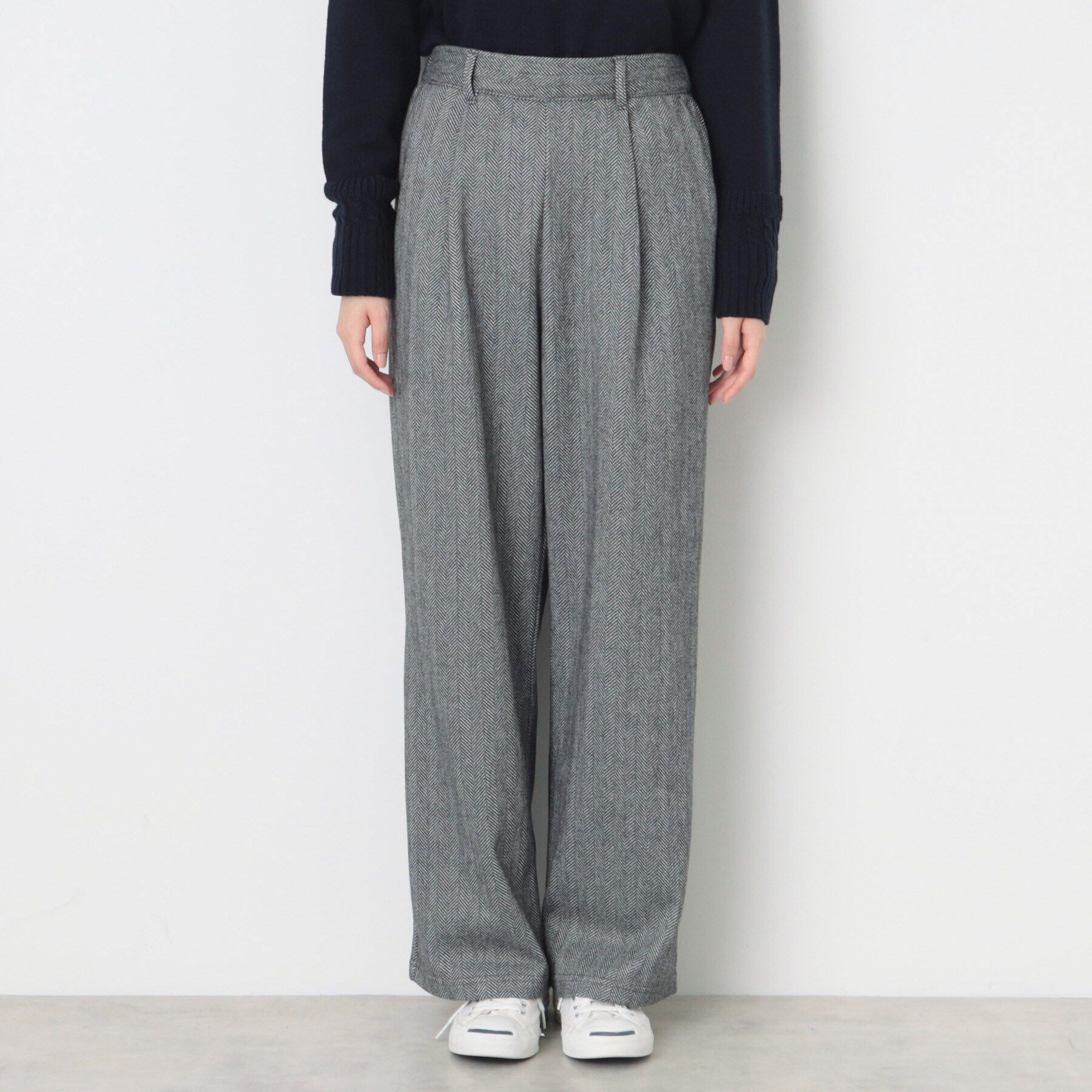 Dessin「【後ろウエストゴム・洗える】リラックスワイドパンツ（XS～L）」|その他|