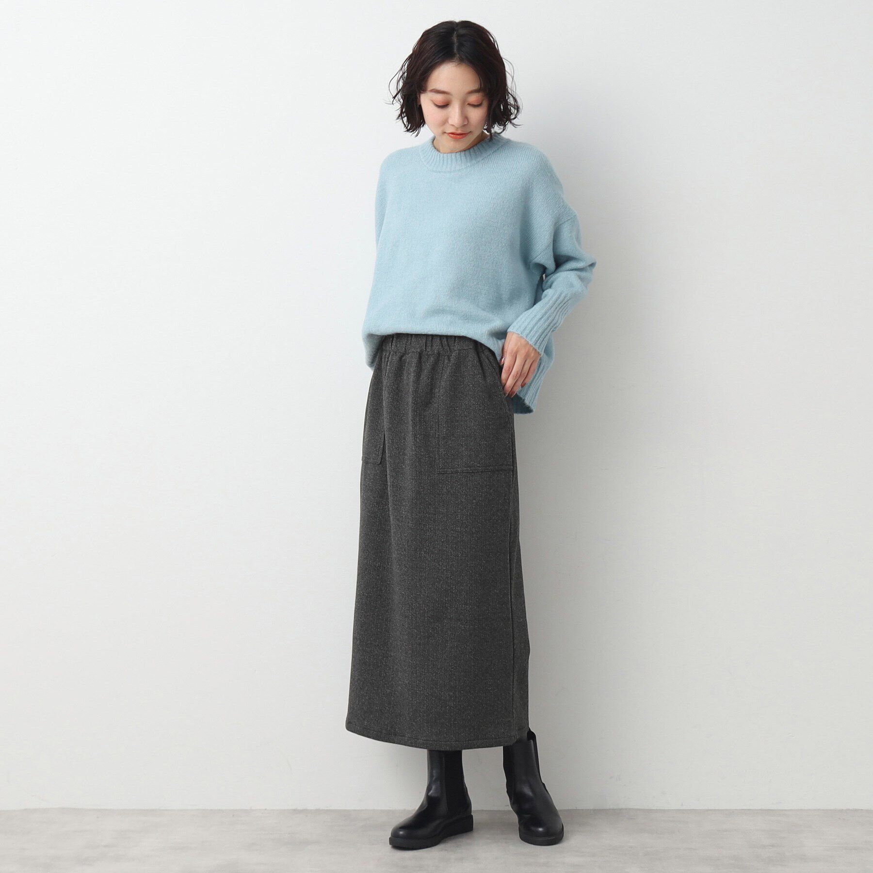 Dessin「【ウエストゴム・洗える】ベイカーポケットスカート（XS～L）」|スカート|