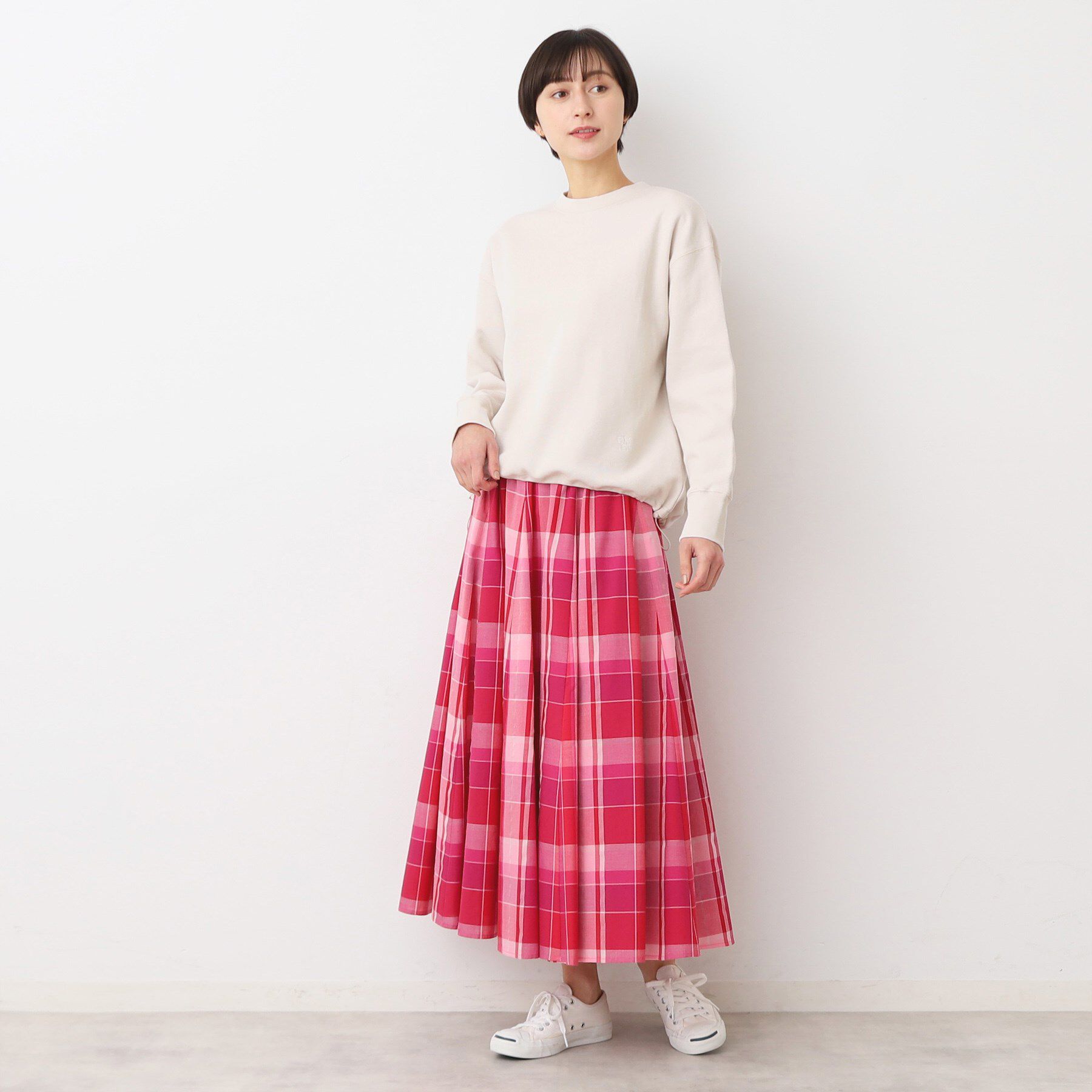 Dessin「【洗える】ドローコード付きカットソー（XS～L）」|Tシャツ・カットソー|