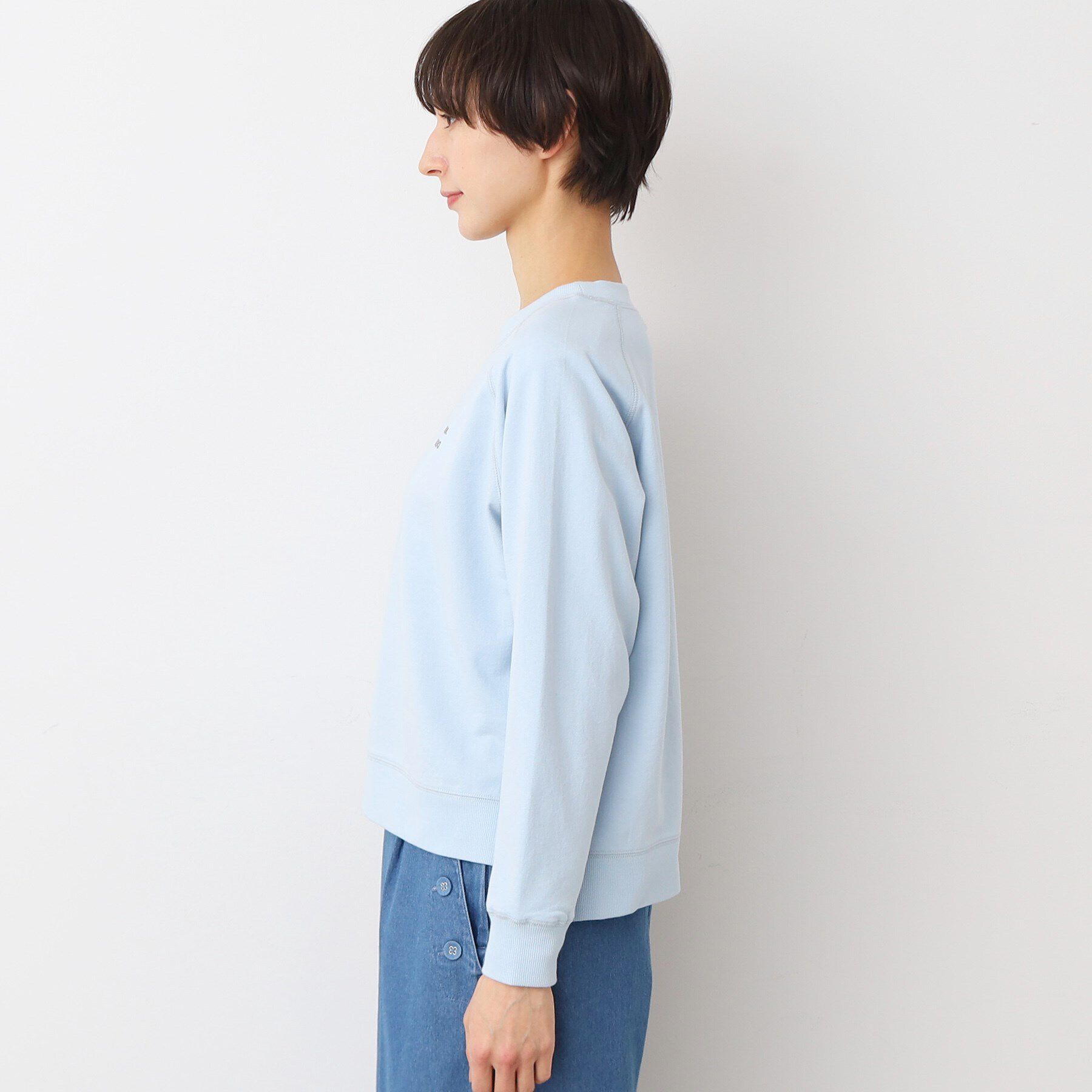 Dessin「【洗える】クロップド丈ロゴカットソー（S～L）」|Tシャツ・カットソー|