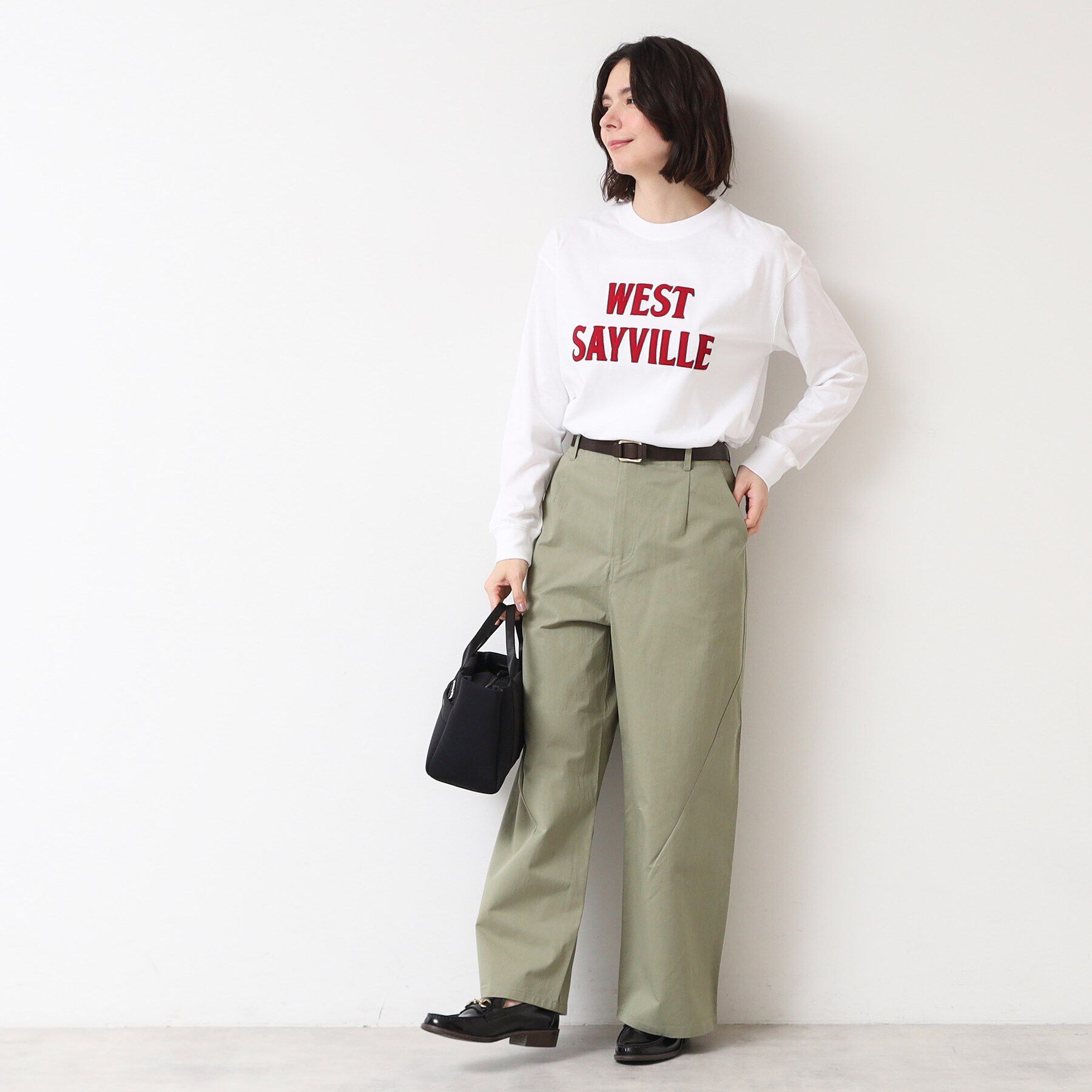 Dessin「【ユニセックス・洗える】ロングスリーブロゴTシャツ」|Tシャツ・カットソー|