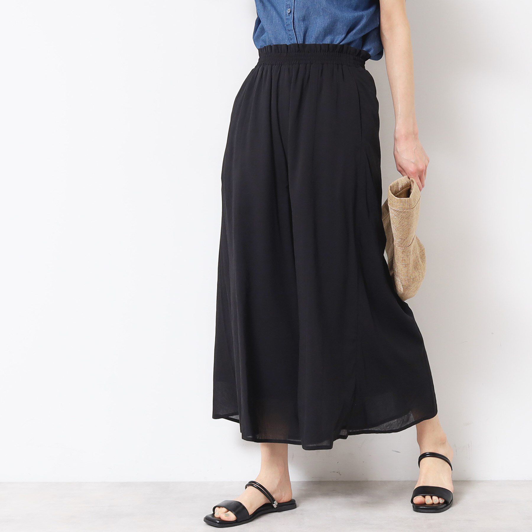 Dessin「【ウエストゴム・洗える】リラクシーパンツ」|その他|