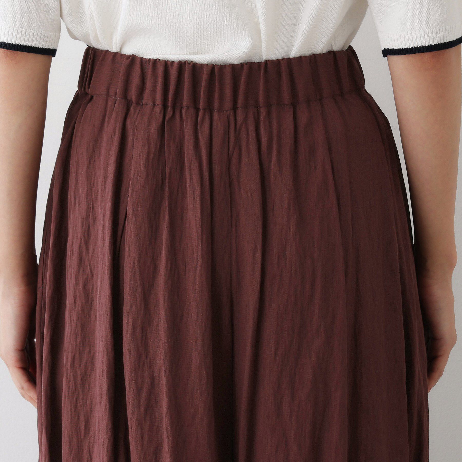 Dessin「【ウエストゴム/洗える】シアーエアリーパンツ」|その他|