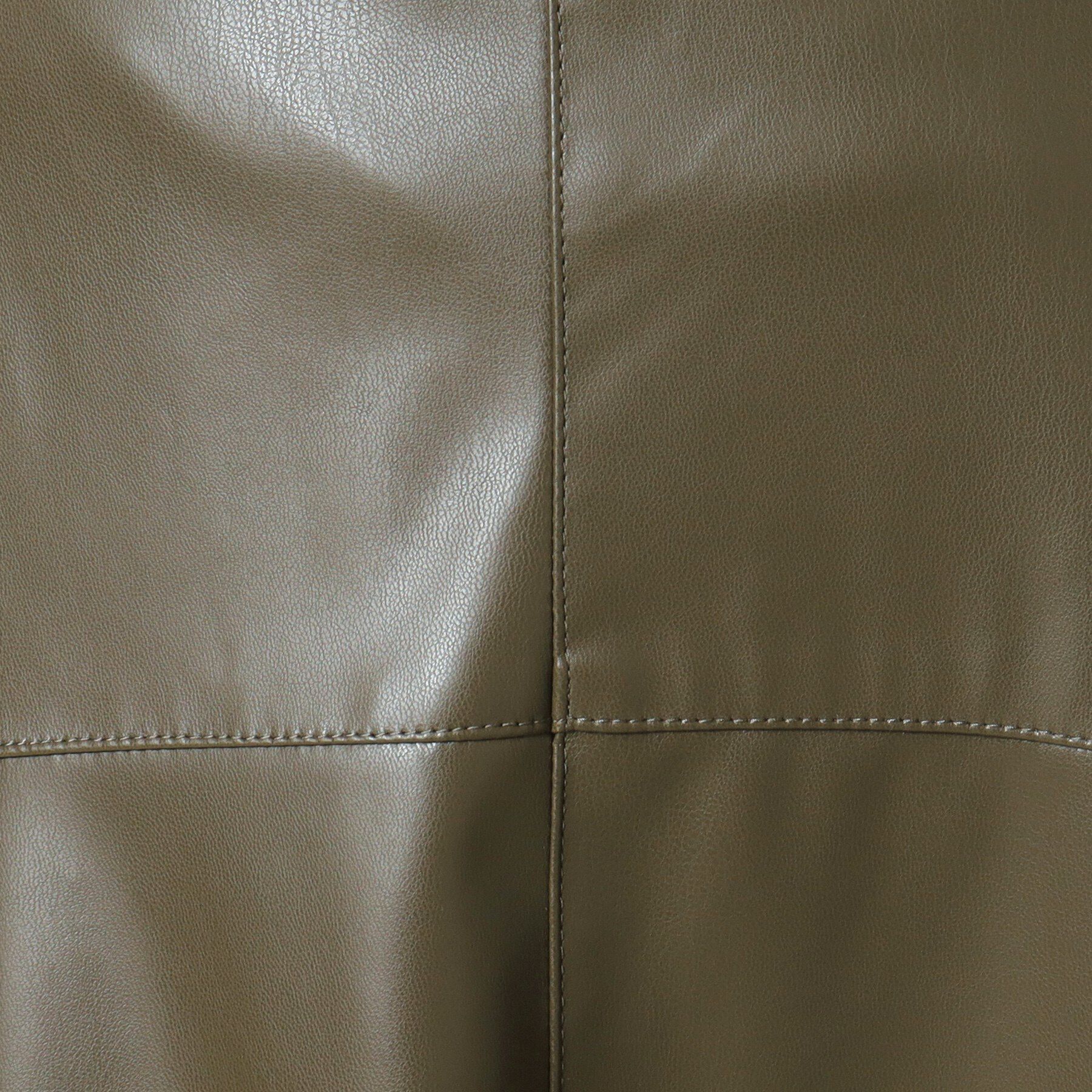 ITS&rsquo;DEMO「【ウエストゴム／腰回りスッキリ／手洗い可】合皮フレアスカート」|スカート|