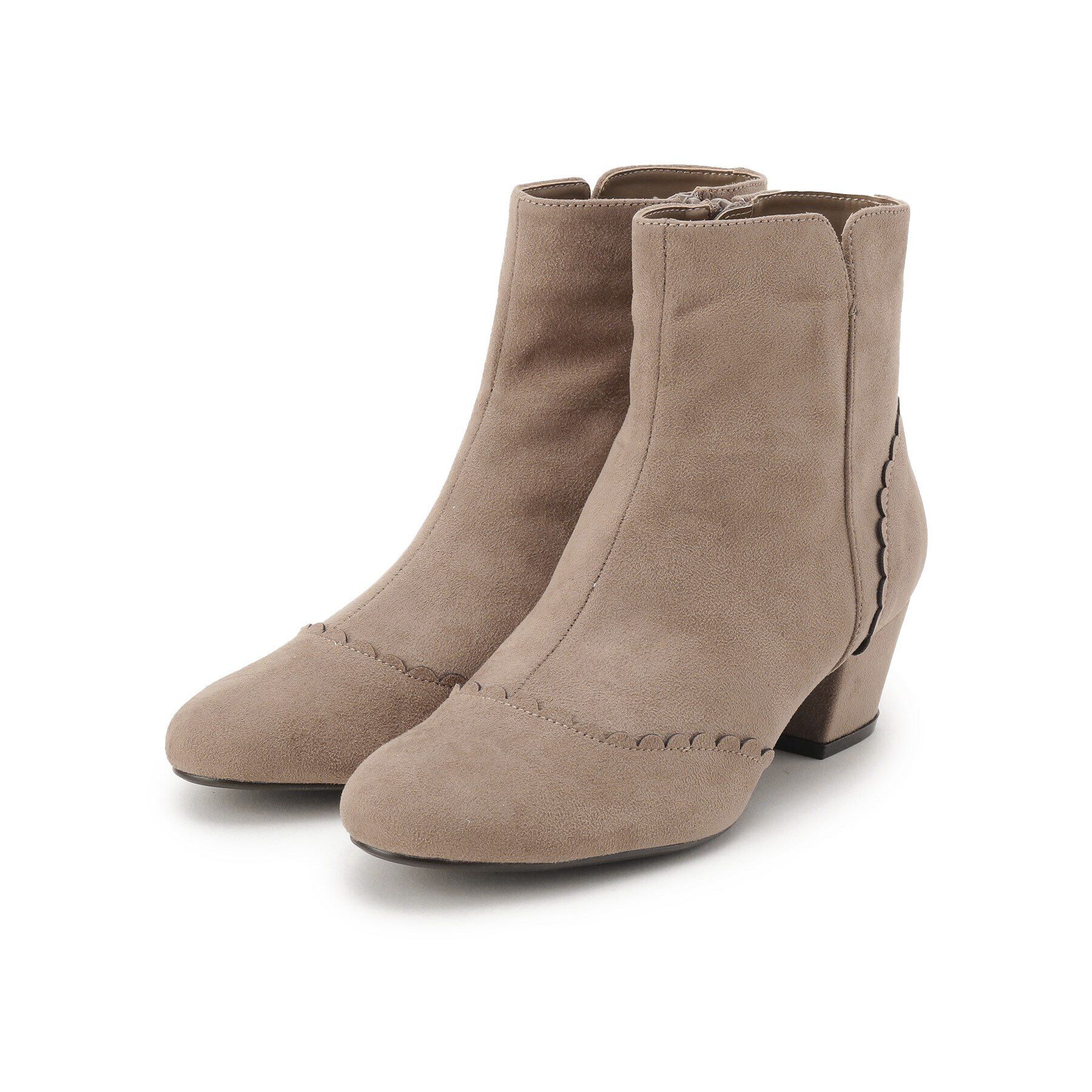 ITS&rsquo;DEMO「【フェイクファー・リボン取り外し可／M・Lサイズ展開】3Wayブーツ」|ショートブーツ|