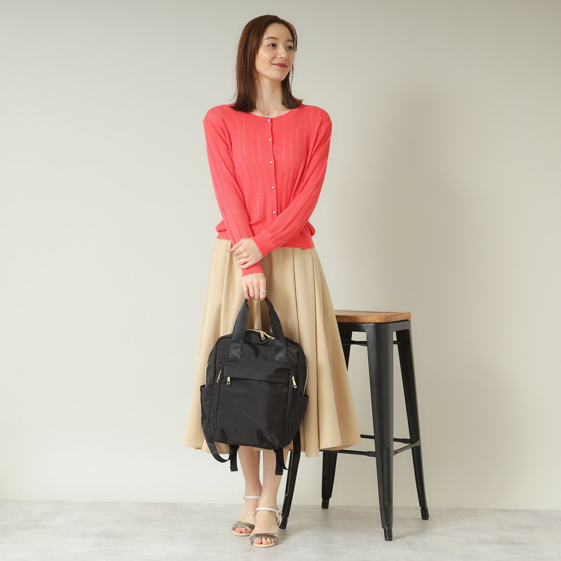 ITS&rsquo;DEMO「【A4・PC対応／10ポケット】収納アドバイザーボックスリュック」|リュック|