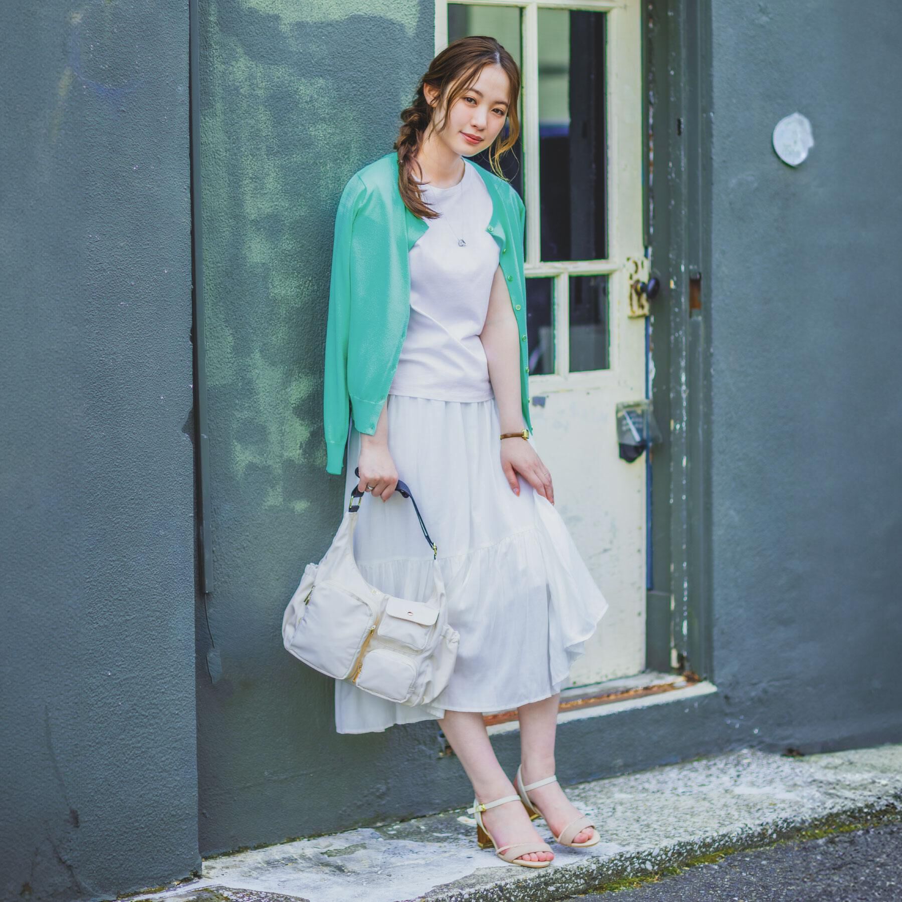 ITS&rsquo;DEMO「【UV／冷感／毛玉防止／手洗い可／M・L展開】クルーニットカーディガン」|カーディガン|