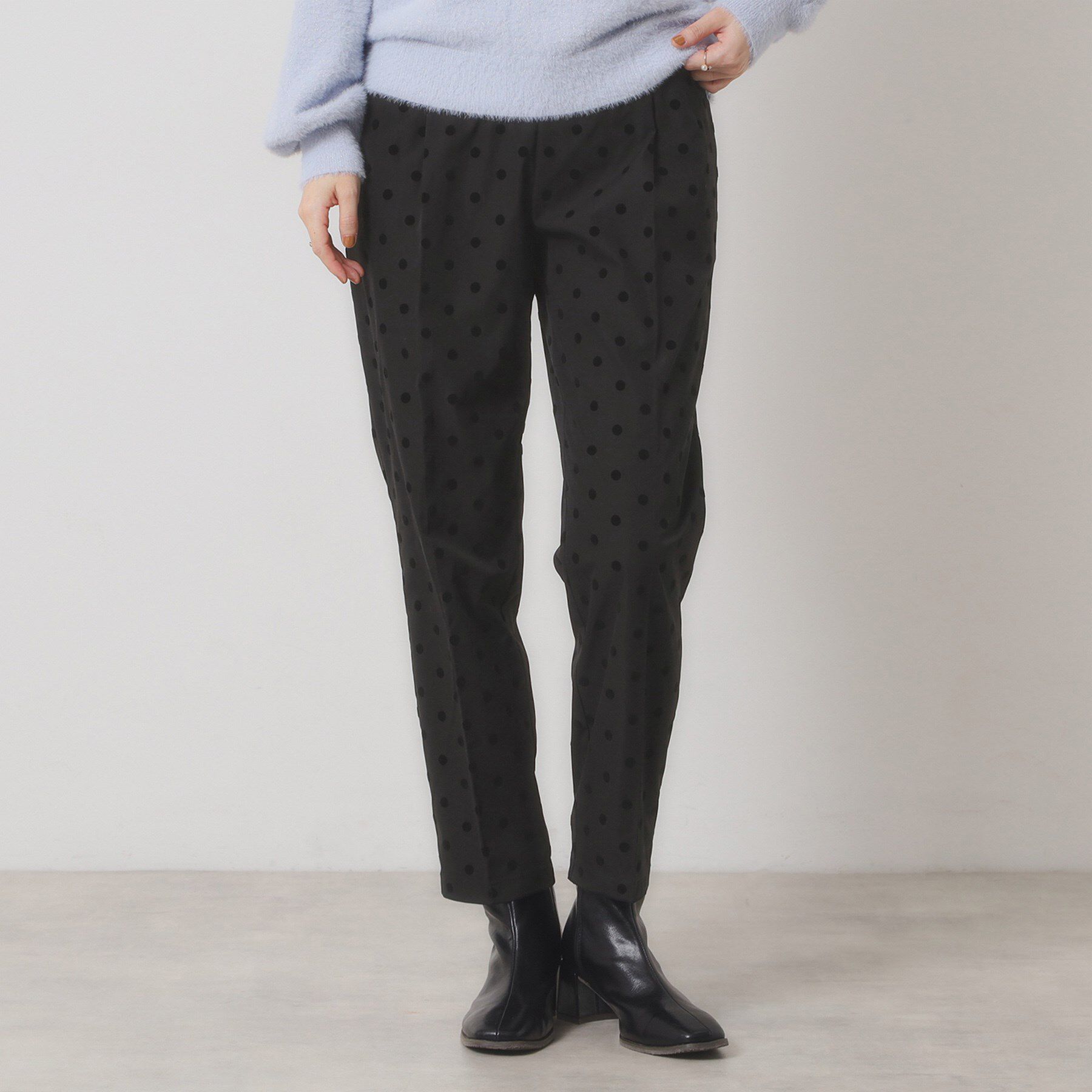 ITS&rsquo;DEMO「【手洗い可／ウエストゴム】フロッキードットパンツ」|その他|