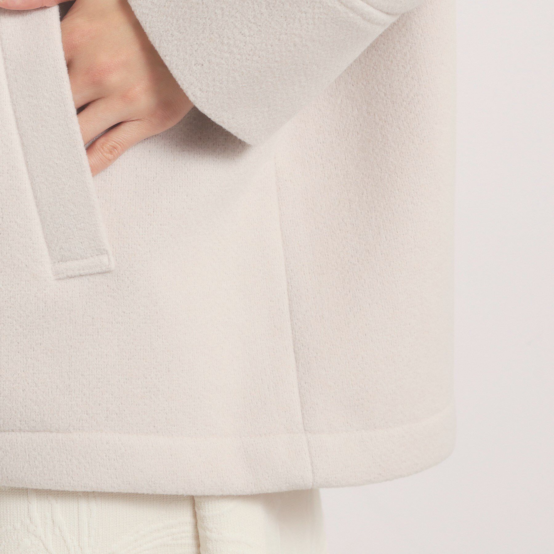 ITS&rsquo;DEMO「カットメルトンミドル丈コート」|ピーコート|