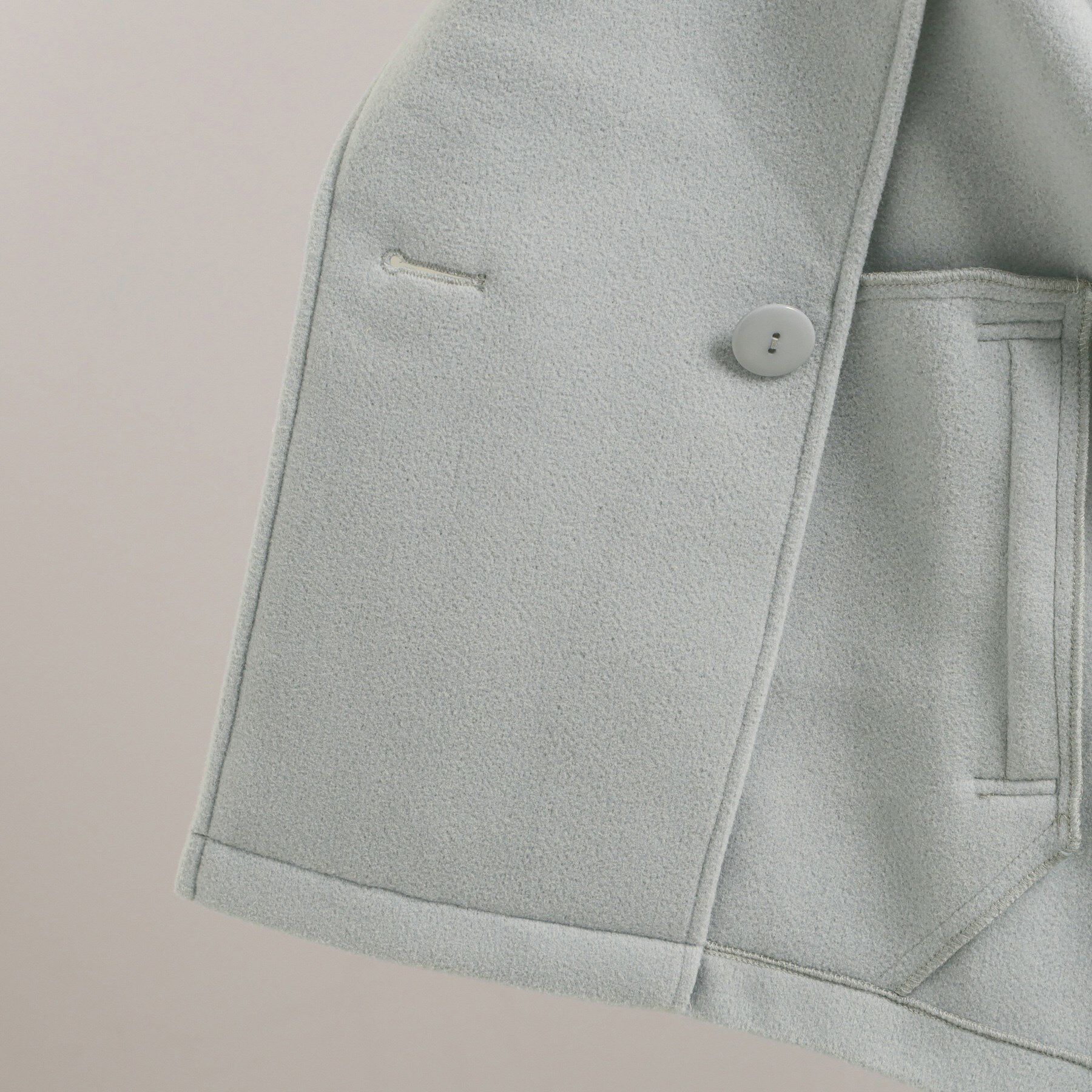 ITS&rsquo;DEMO「カットメルトンミドル丈コート」|ピーコート|