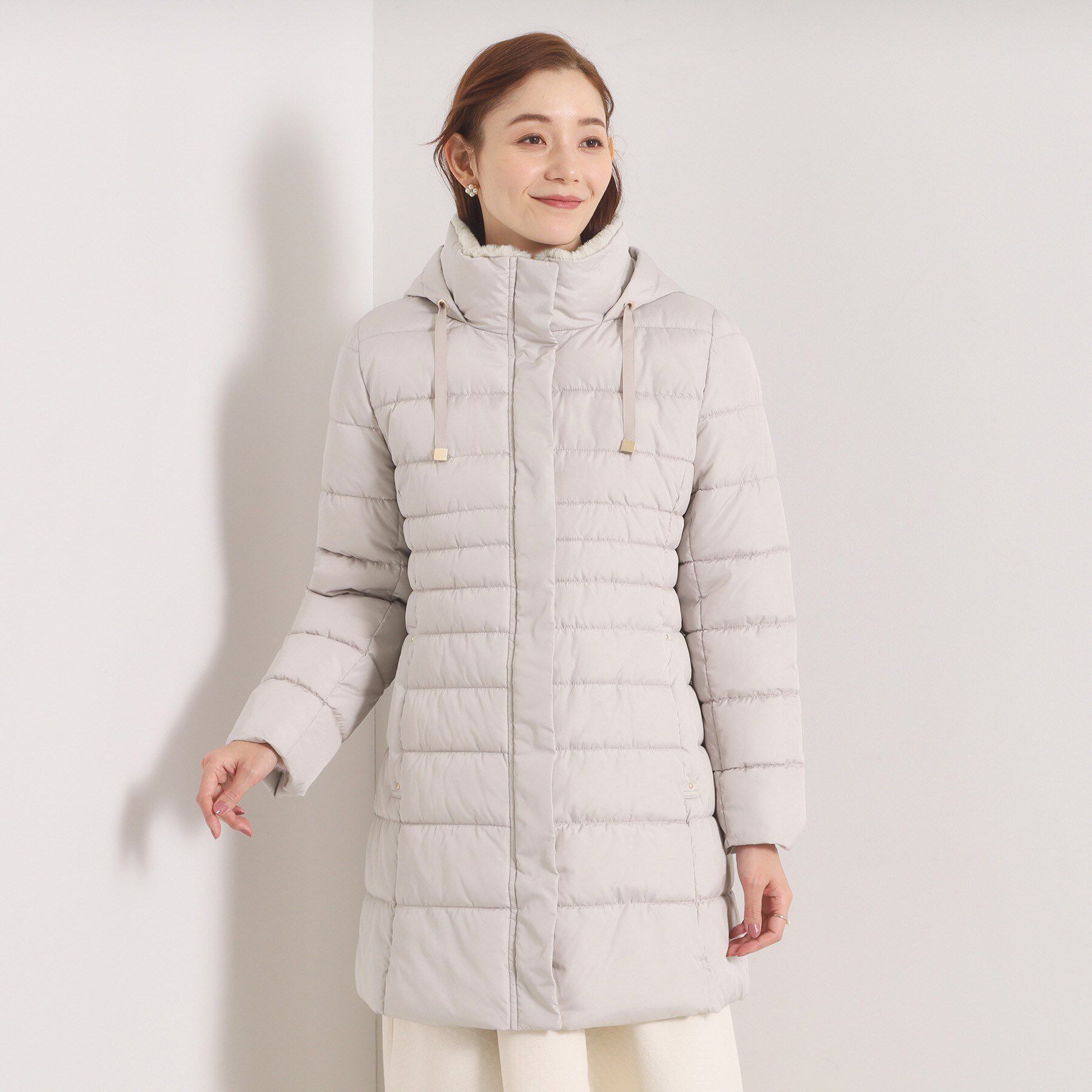 ITS&rsquo;DEMO「【撥水加工】中綿フードコート」|ダウン|