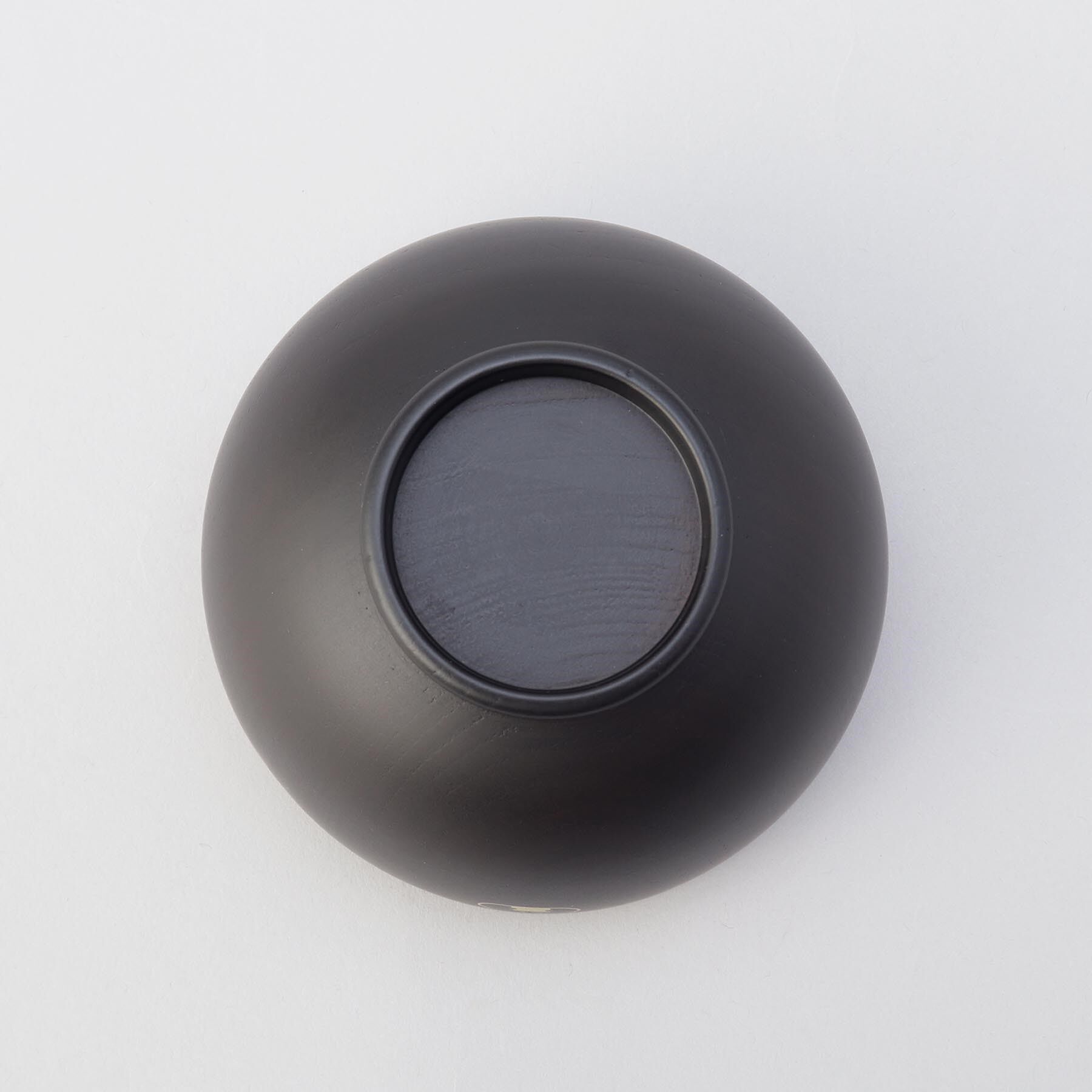 212 KITCHEN STORE「ぎゅっとおにぎりさん 木製汁椀 黒」|食器・キッチングッズ|