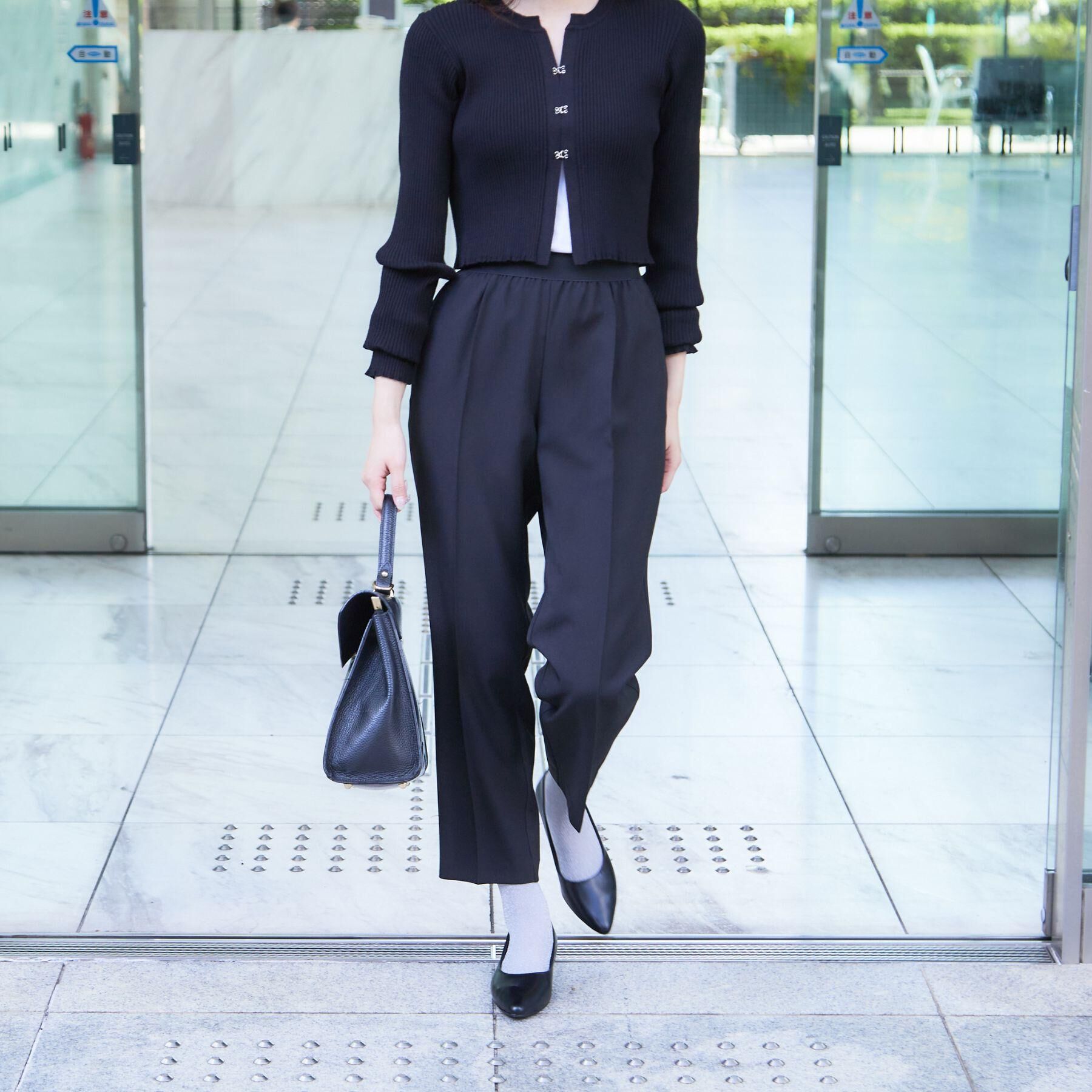 ESPERANZA「《定番》晴雨兼用クッションフラットパンプス」|パンプス|