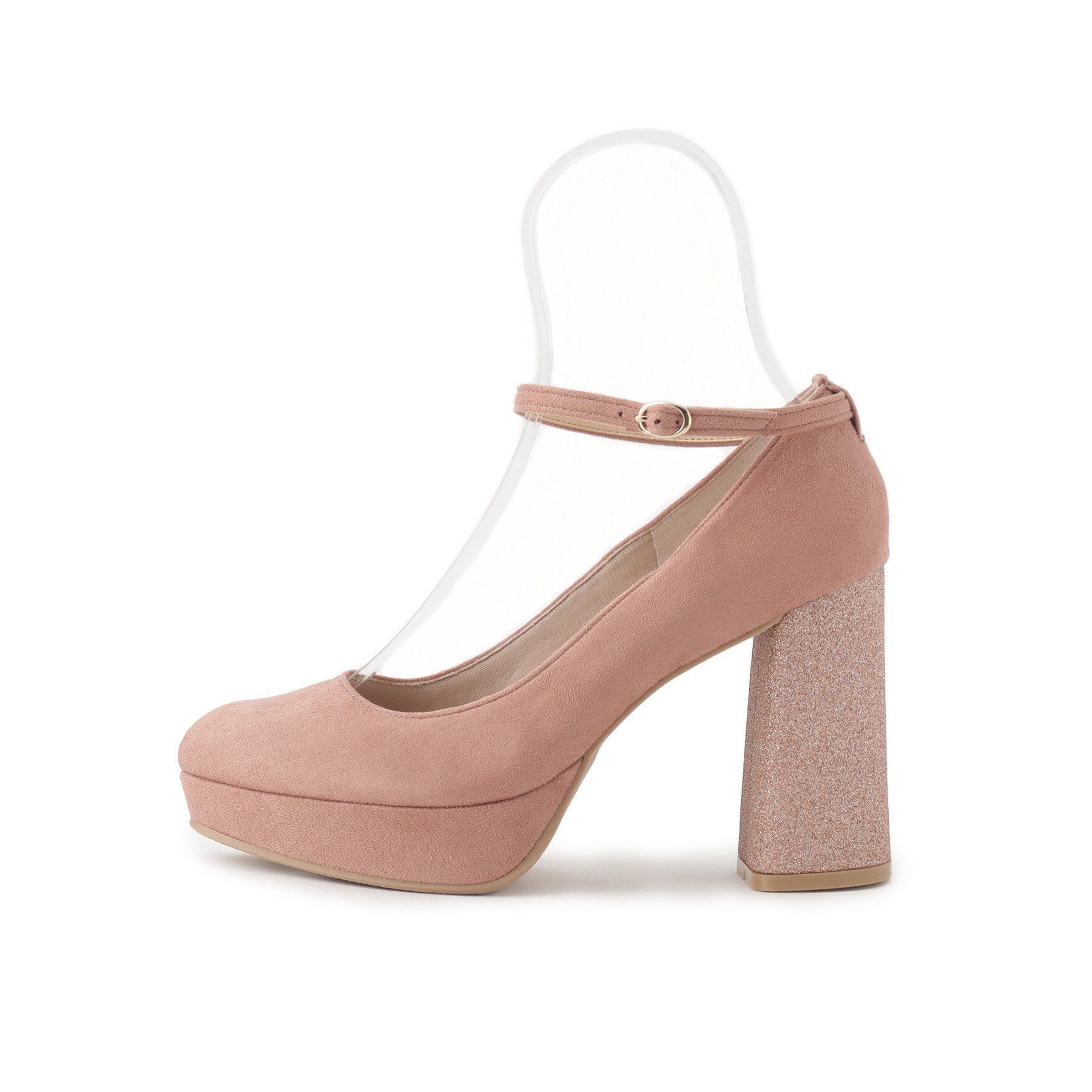 ESPERANZA「チャンキーヒールストラップパンプス 結婚式二次会 パーティー 24SS」|パンプス|