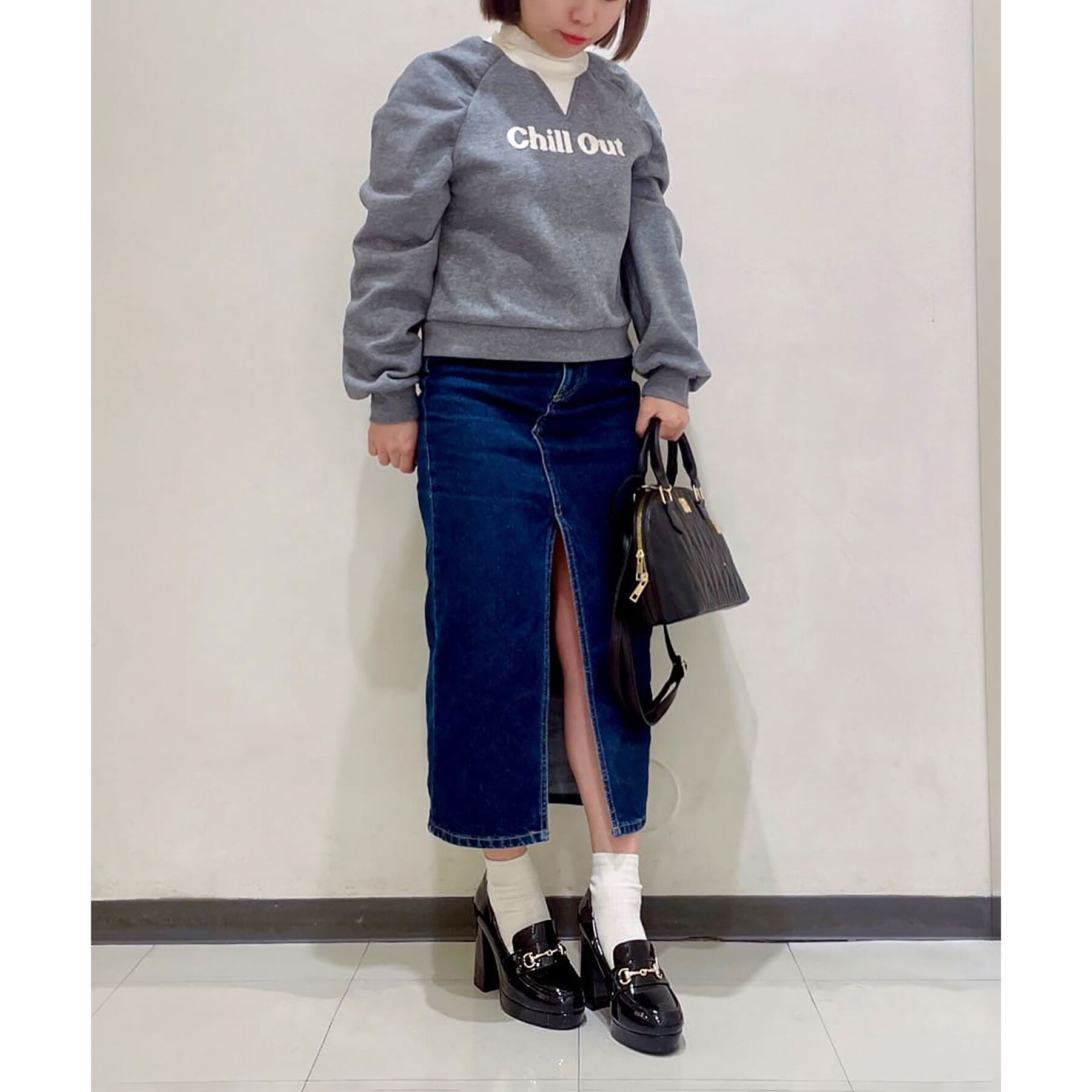 ESPERANZA「厚底ヒールアップローファー 24SS」|パンプス|