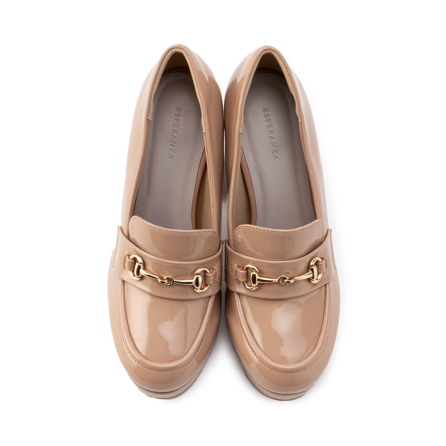 ESPERANZA「厚底ヒールアップローファー 24SS」|パンプス|