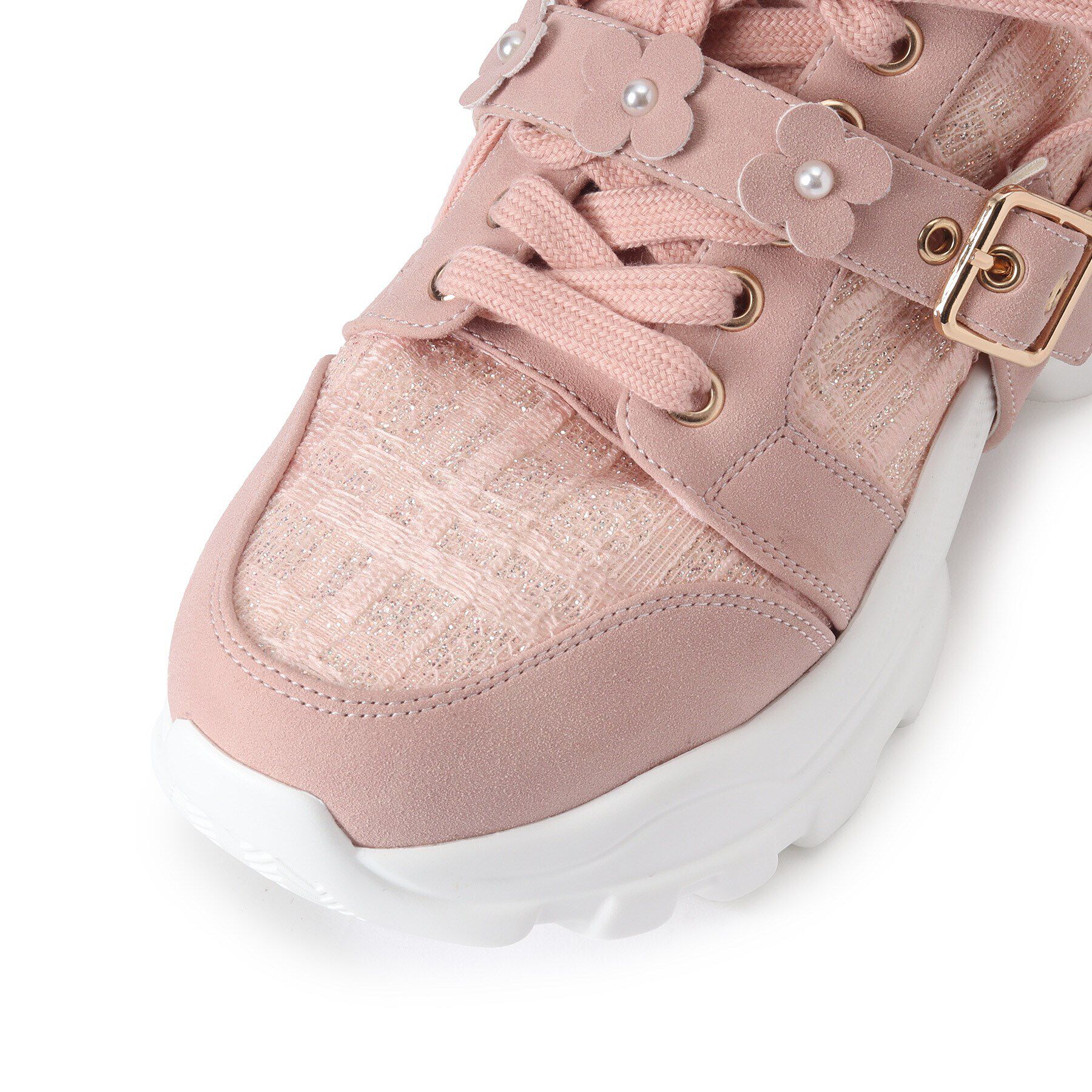 ESPERANZA「フラワーベルト厚底スニーカー」|スニーカー|