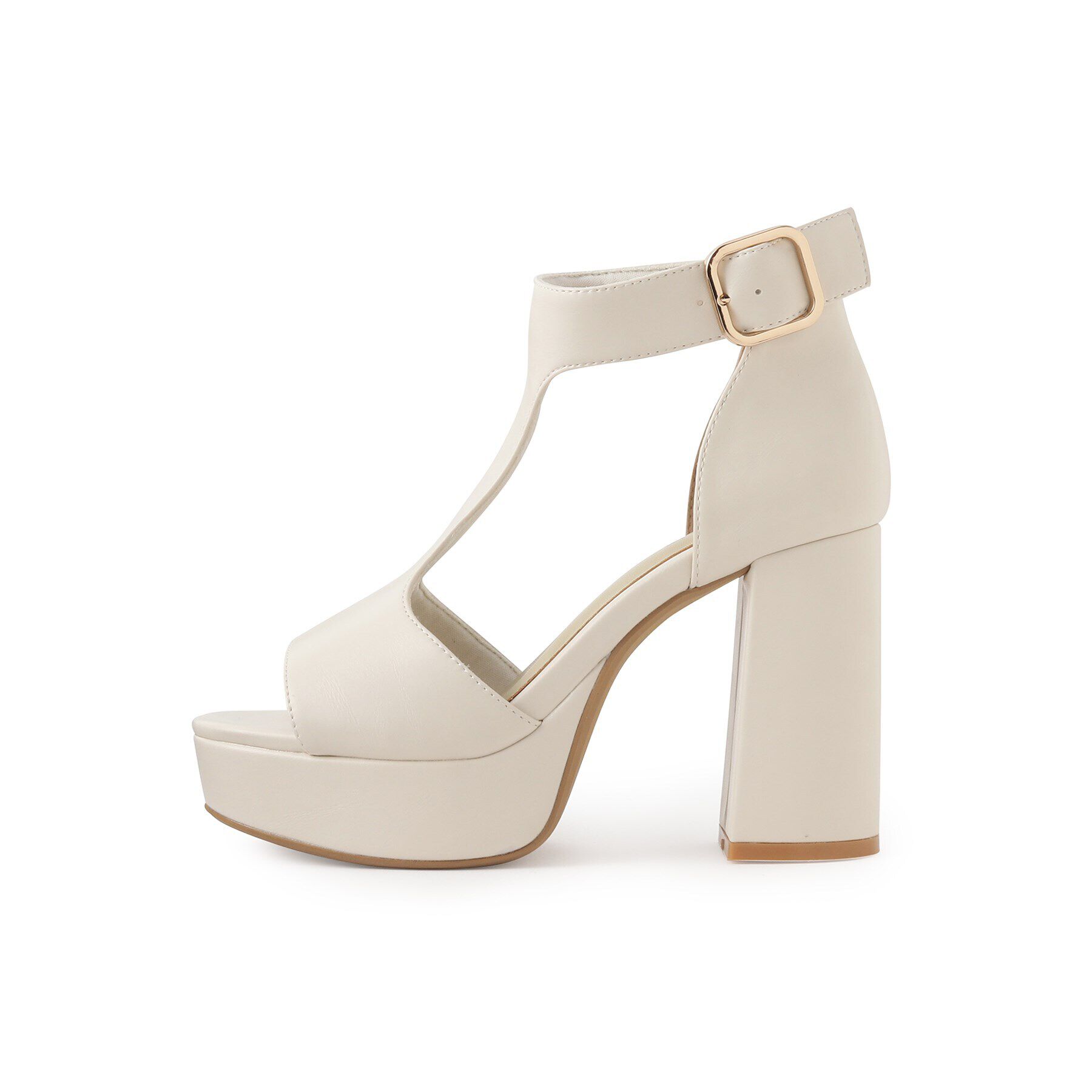 ESPERANZA「Tストラップスクエアサンダル 24SS」|サンダル|