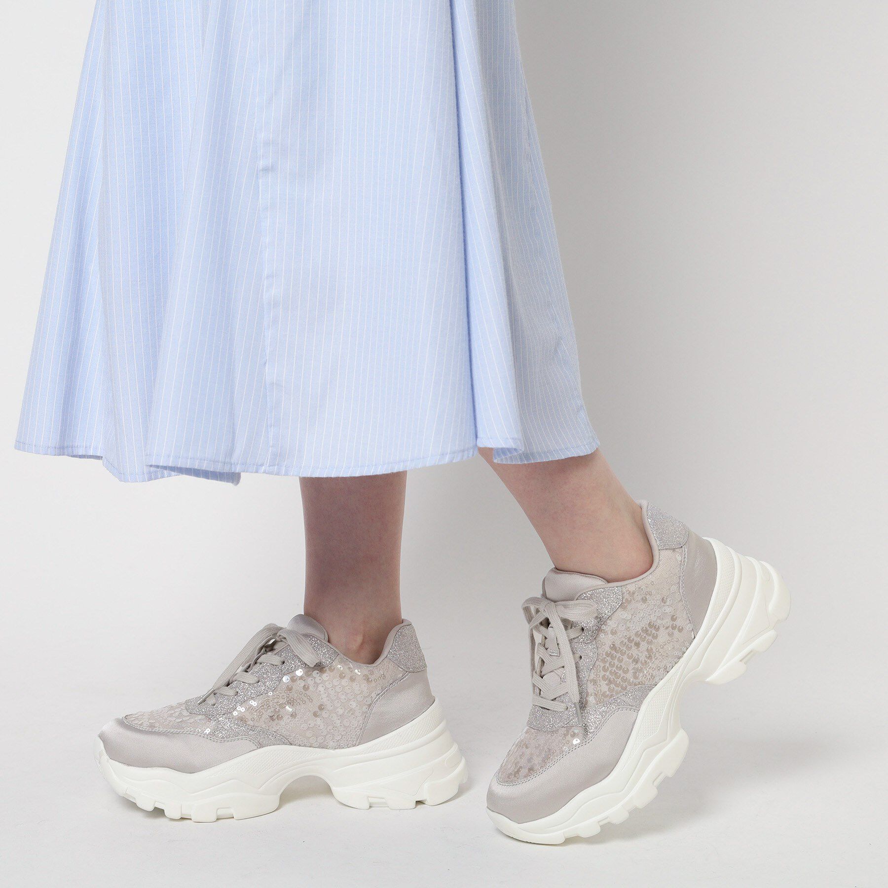 ESPERANZA「2WAYフリルベルトスパンコールスニーカー」|スニーカー|