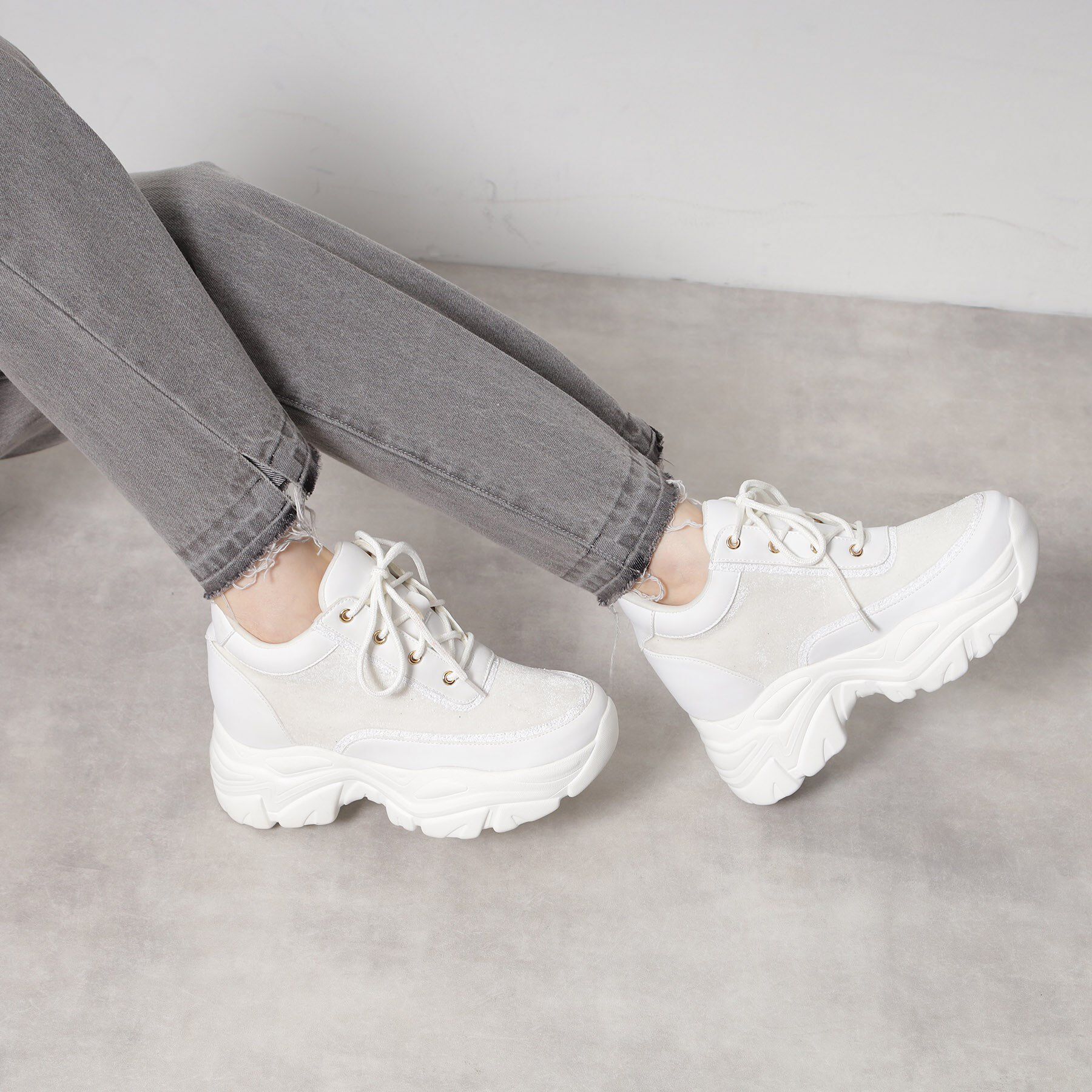 ESPERANZA「ベルベットラメスニーカー」|スニーカー|