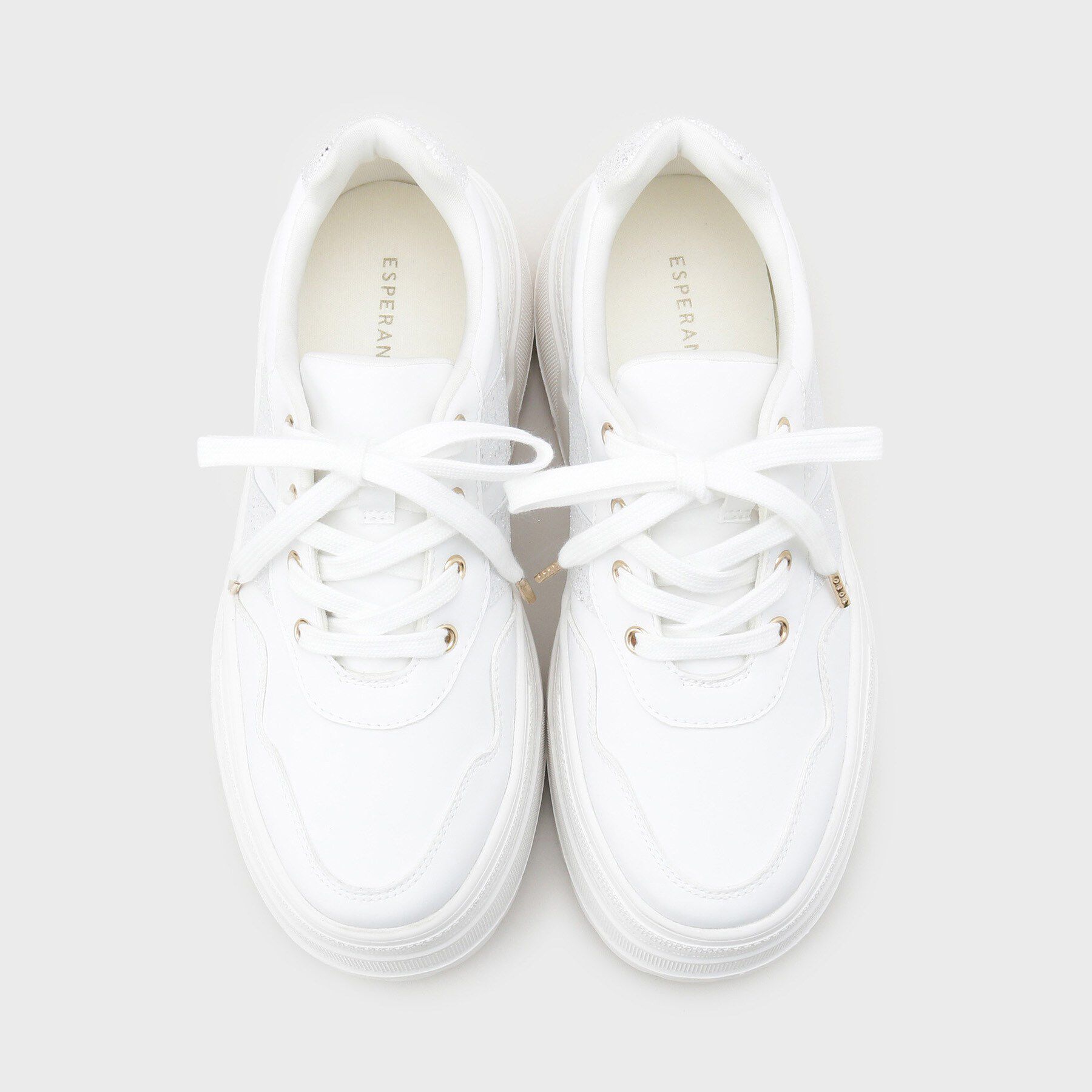 ESPERANZA「ラメライン厚底スニーカー」|スニーカー|