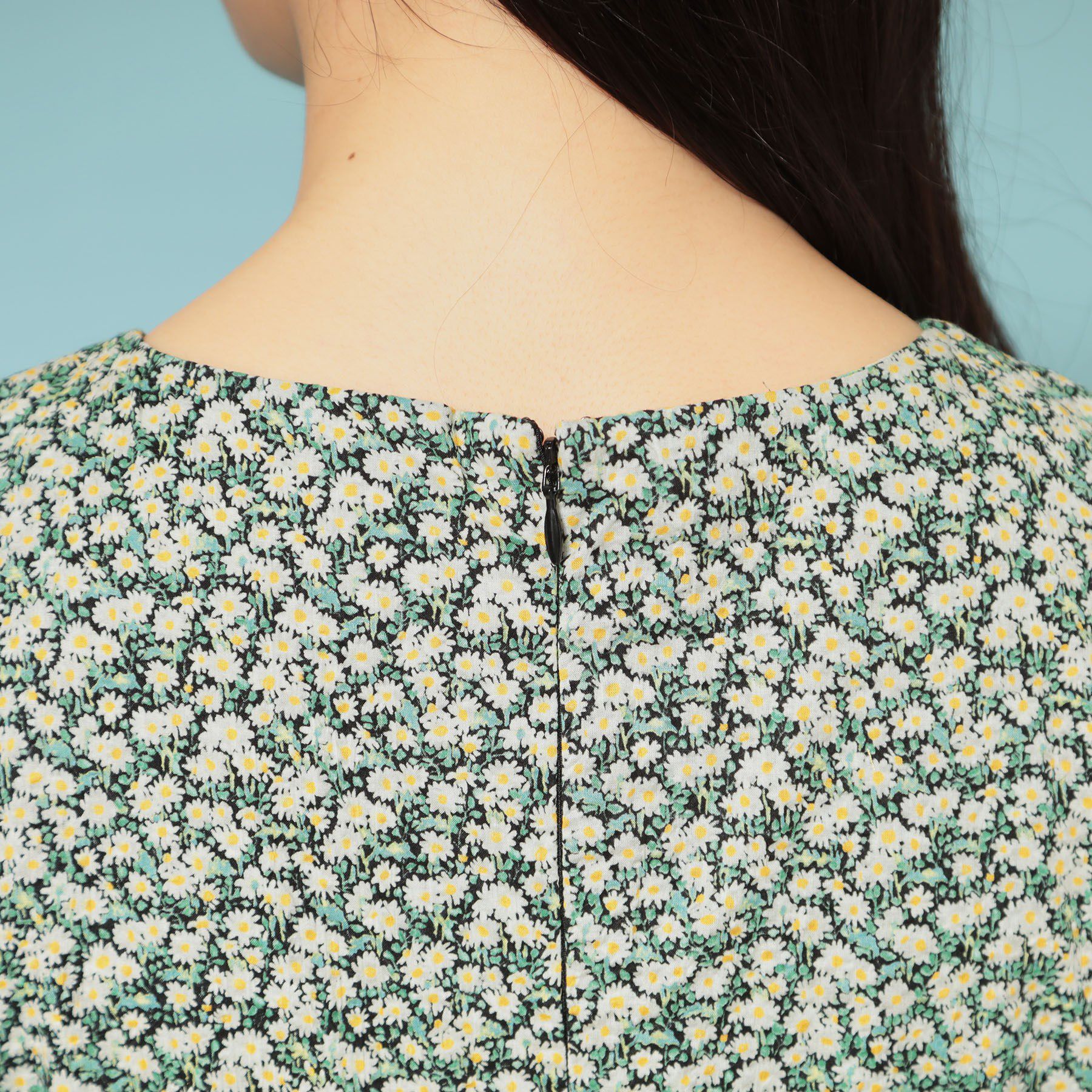 SunaUna「【Web限定カラー／リバティプリント】パフスリーブワンピース」|ワンピース|