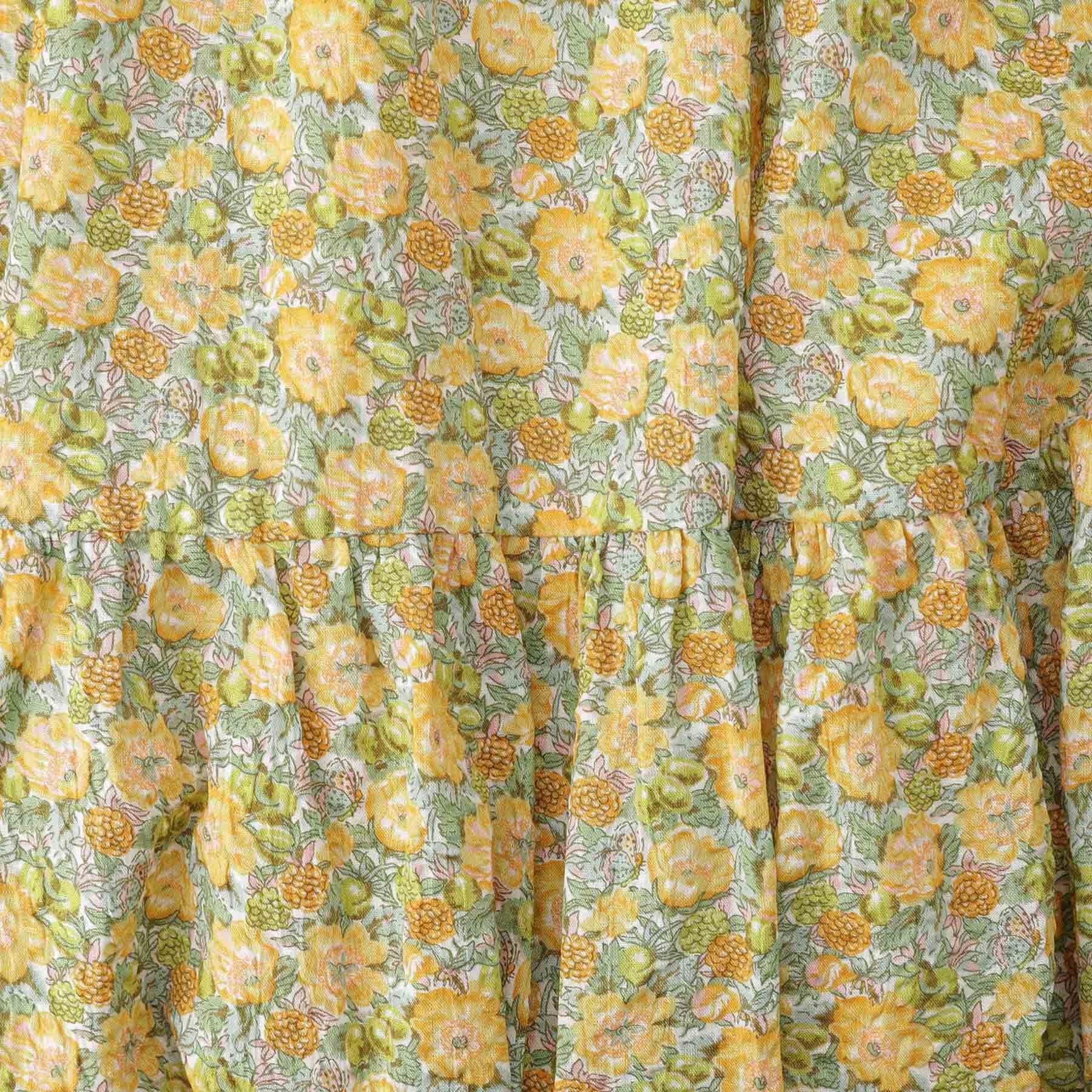 SunaUna「【Web限定カラー／リバティプリント】パフスリーブワンピース」|ワンピース|