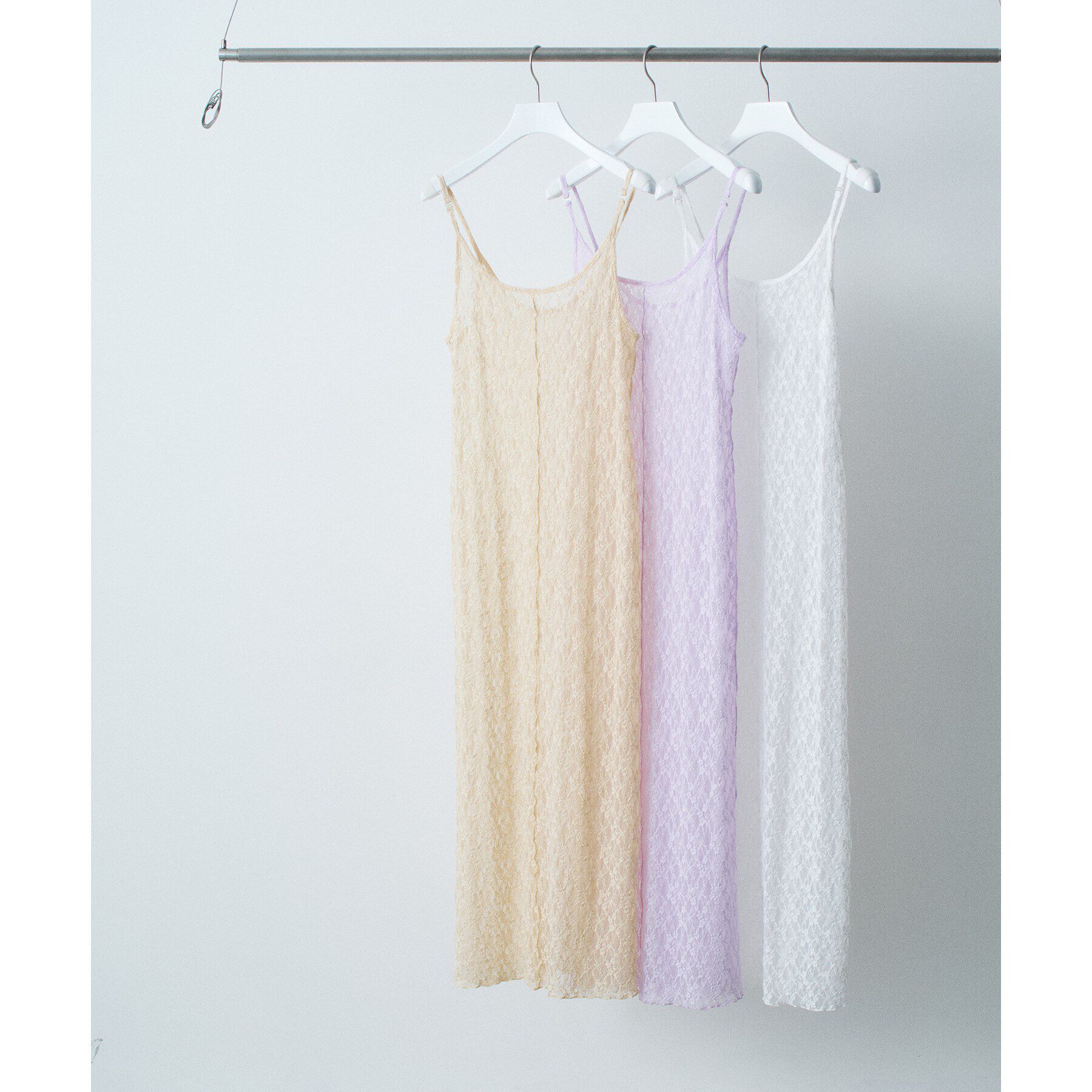CODE A「stretch lace cami dress」|ワンピース|