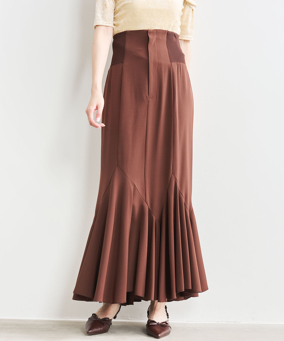 COCO DEAL「コルセットリブフィッシュテールマーメイドスカート」|スカート|