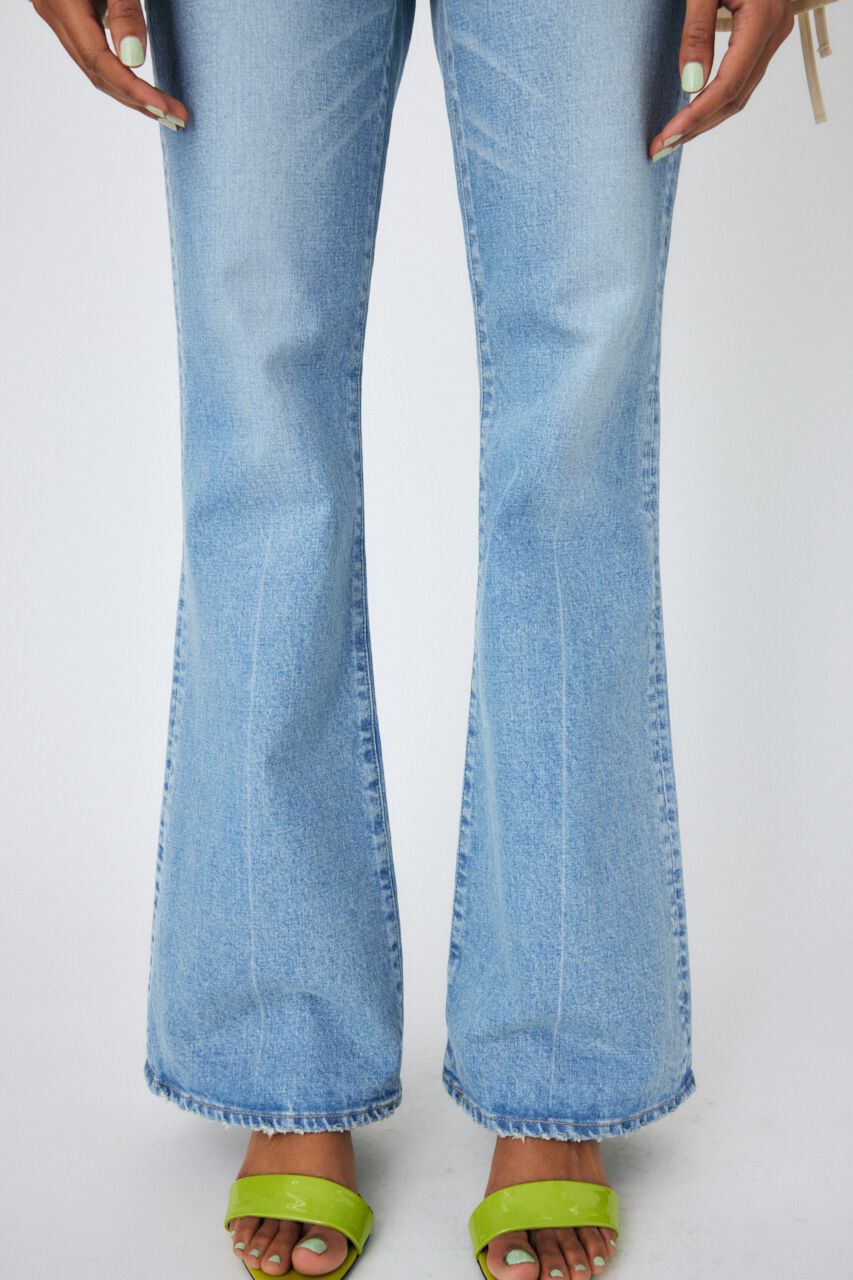 MOUSSY「MVS L/BLU FLARE」|デニム|