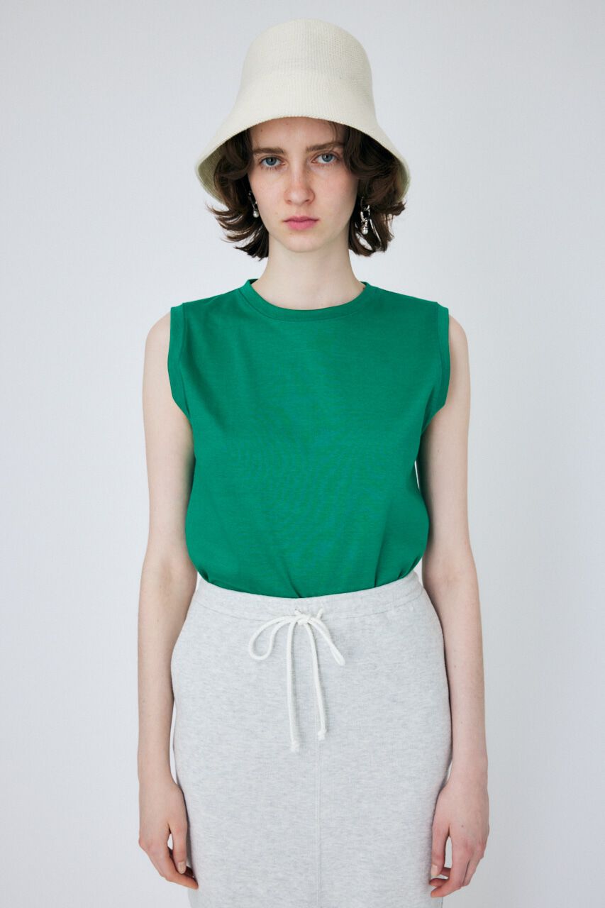 MOUSSY「SUVIN GIZA BASIC タンクトップ」|タンクトップ|GRN