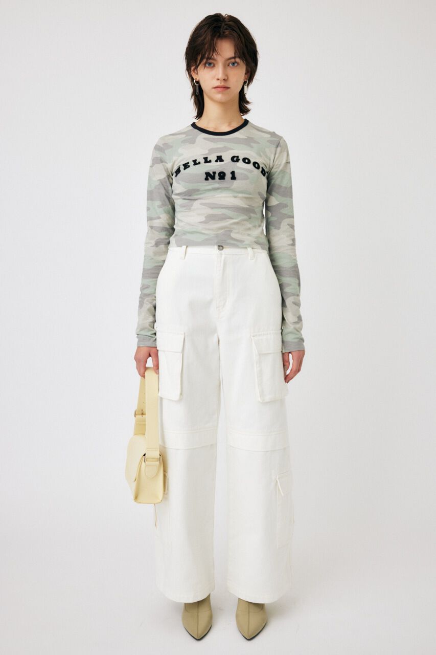 MOUSSY「PATCHED LOGO LS Tシャツ」|Tシャツ・カットソー|