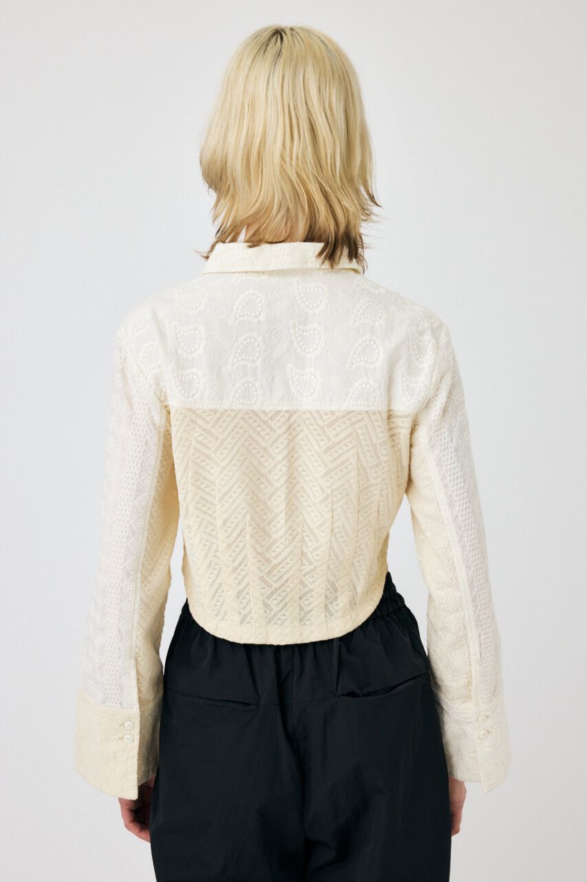 MOUSSY「CORSET LACE シャツ」|シャツ・ブラウス|