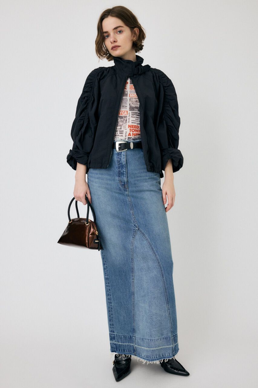 MOUSSY「MERMAID DENIM LONG SKIRT」|スカート|