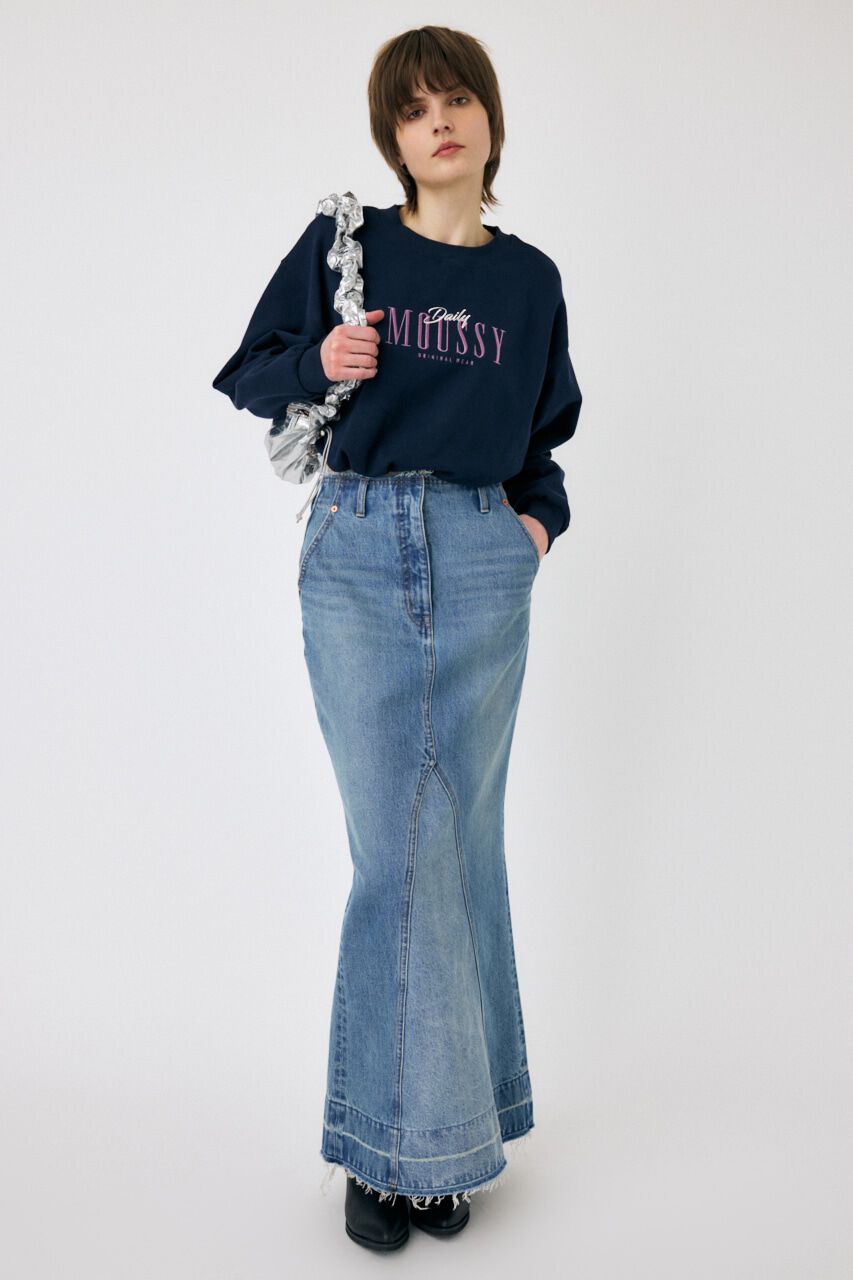 MOUSSY「MERMAID DENIM LONG SKIRT」|スカート|